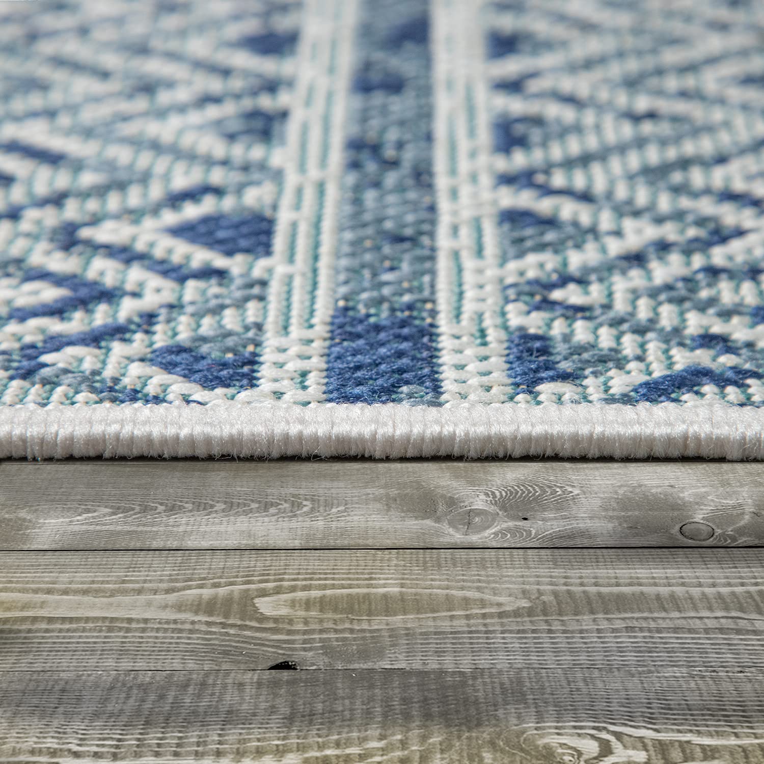 paco-home-outdoor-flachgewebe-teppich-80x150-cm-blau-sisal-optik-geometrisch image 3