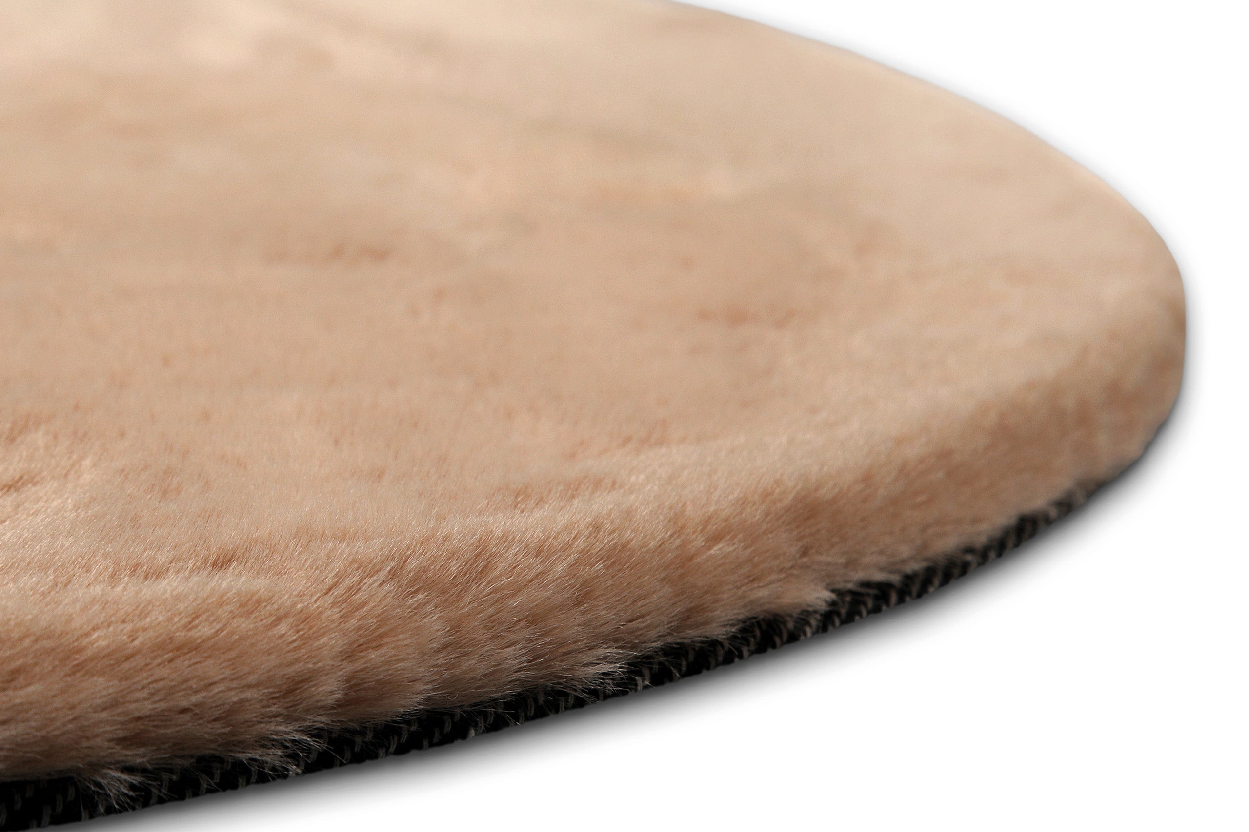 weconhome-basics-anna-kunstfell-teppich-rund-apricot-hochflor image 5