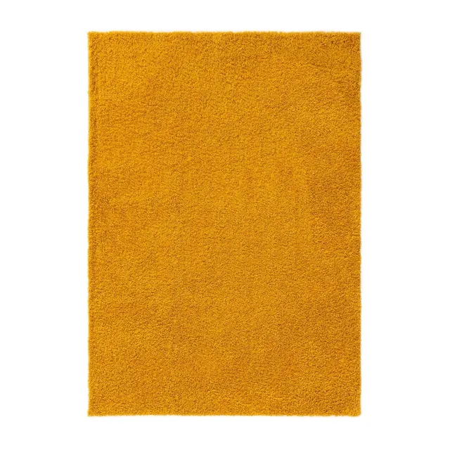 benuta-basic-hochflorteppich-soho-gelb-133x190-cm-kuschelig-weicher-flor-minimal image 1