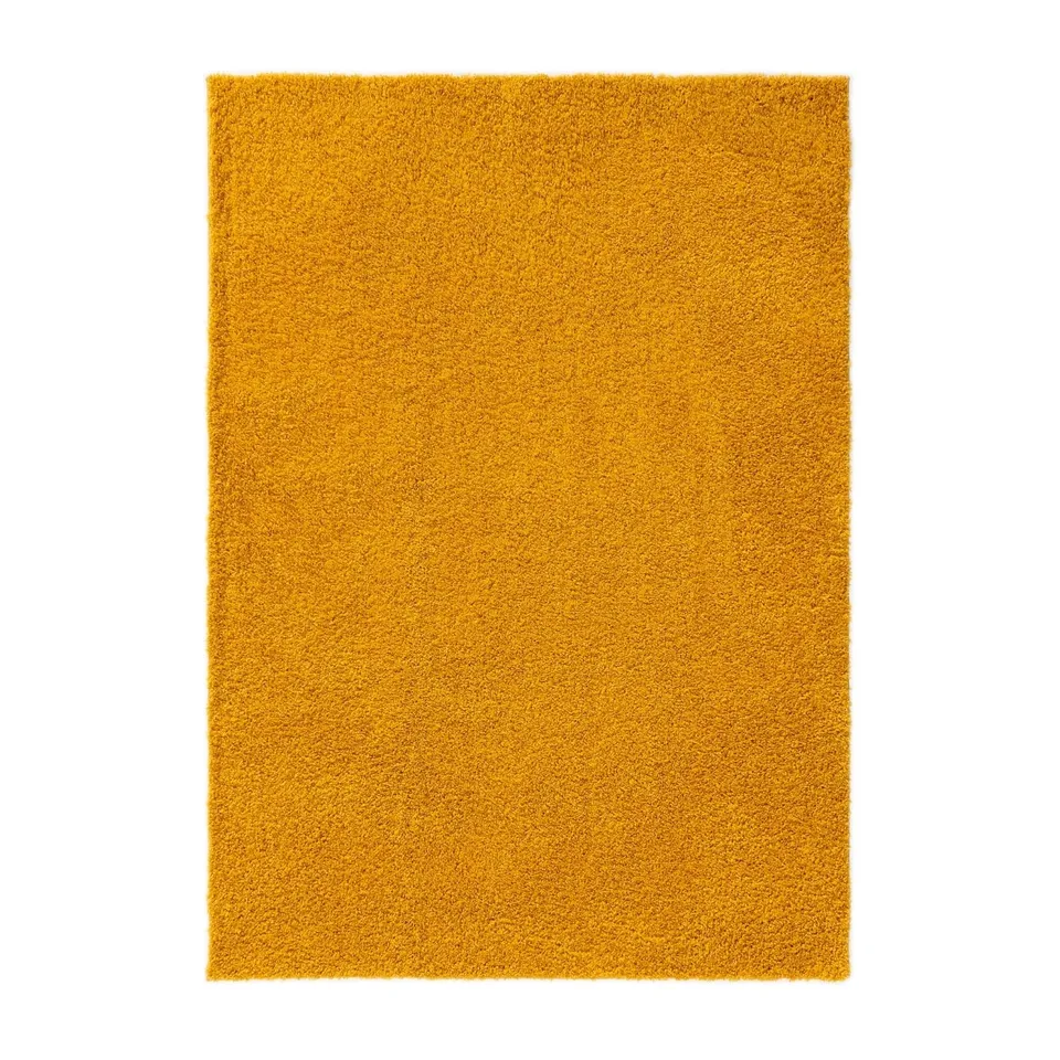 benuta-basic-hochflorteppich-soho-gelb-133x190-cm-kuschelig-weicher-flor-minimal image 1