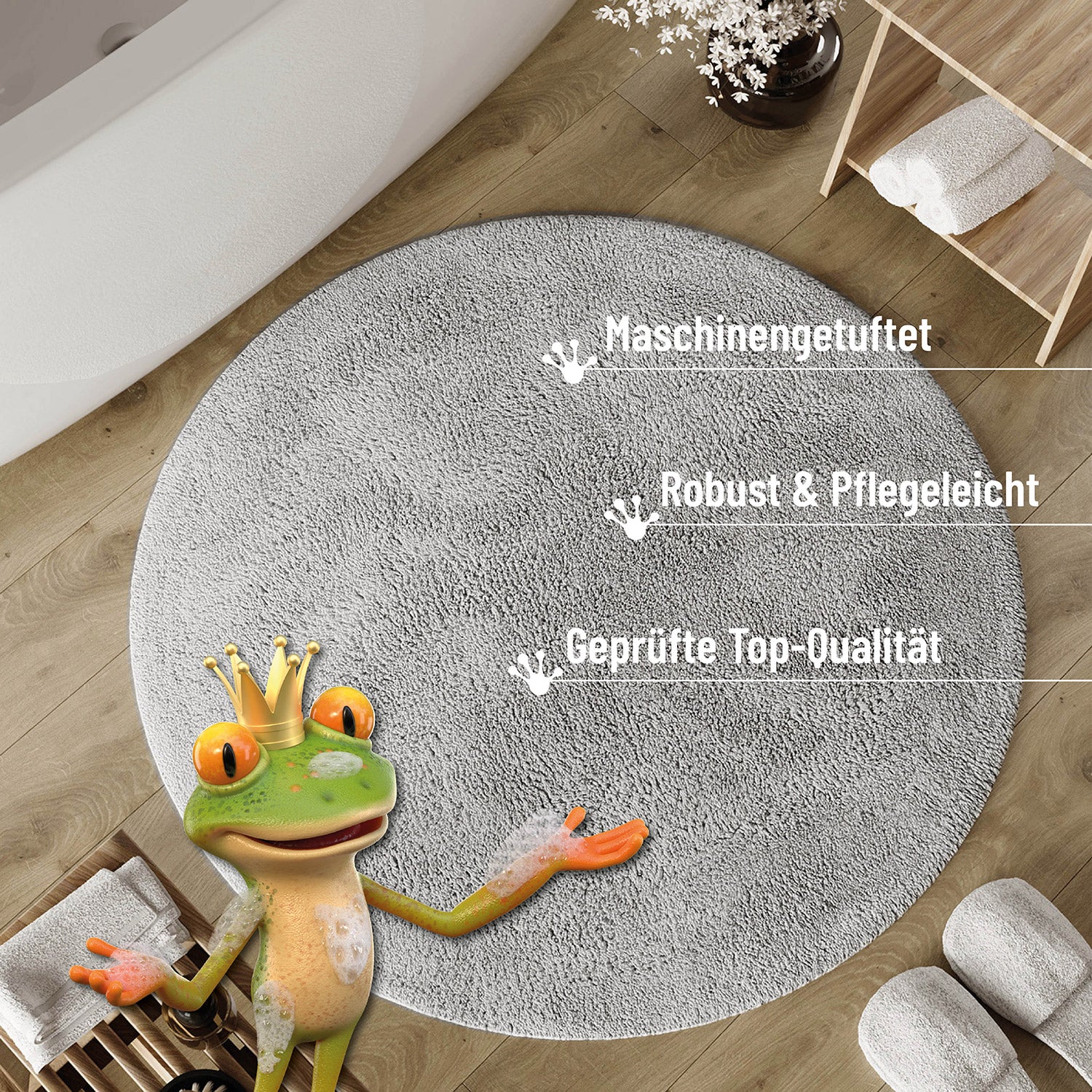 weconhome-basics-badteppich-erik-lichtgrau-100-baumwolle-20-mm-florh-he-rutschhe image 5
