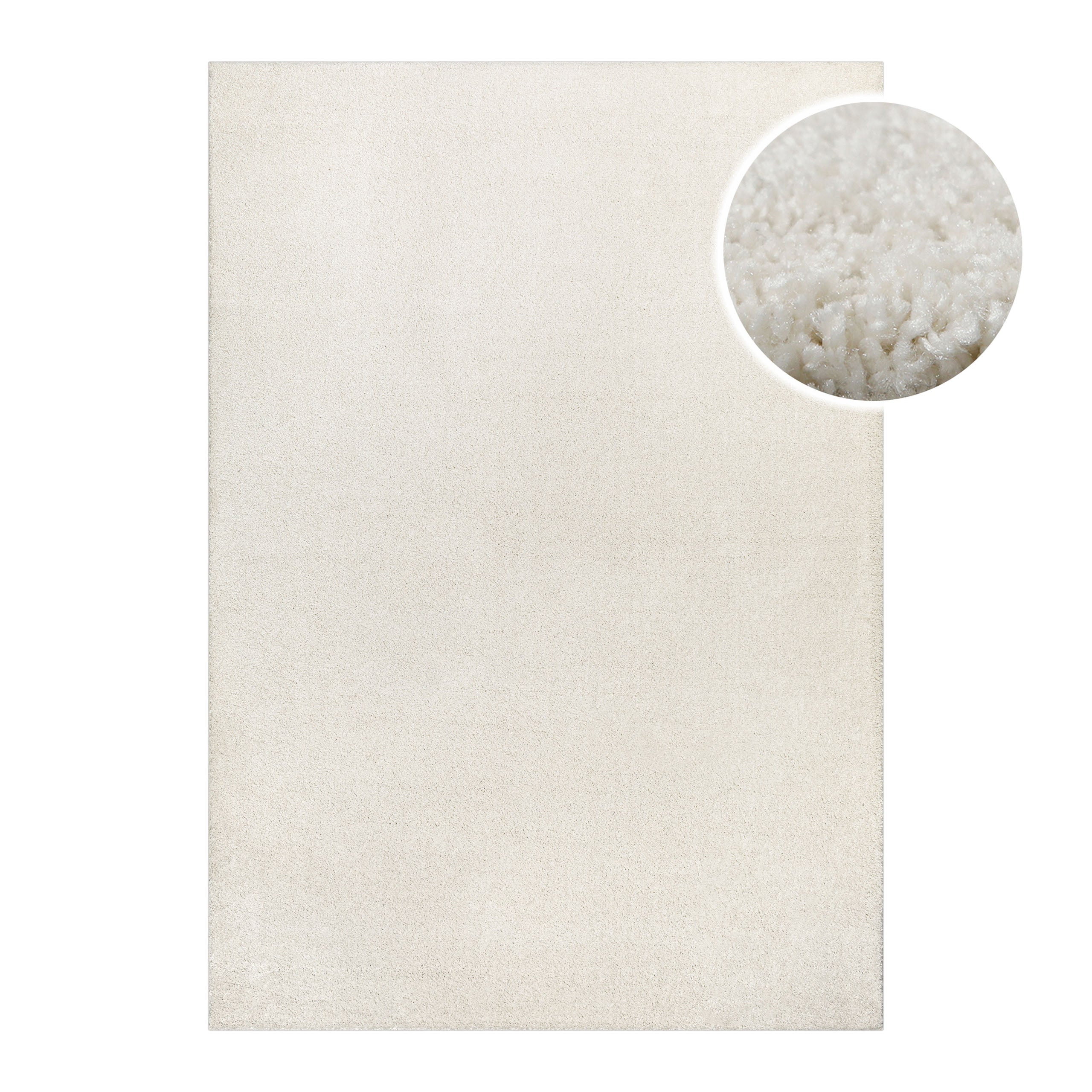 weconhome-basics-nova-kurzflorteppich-creme-wei-maschinell-gewebt-pflegeleicht image 1