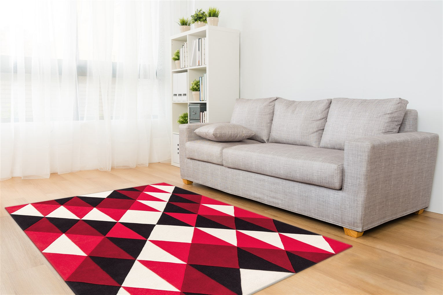 kayoom-joy-4130-bunter-motivteppich-modernes-farbdesign-pflegeleichter-acrylflor image 2