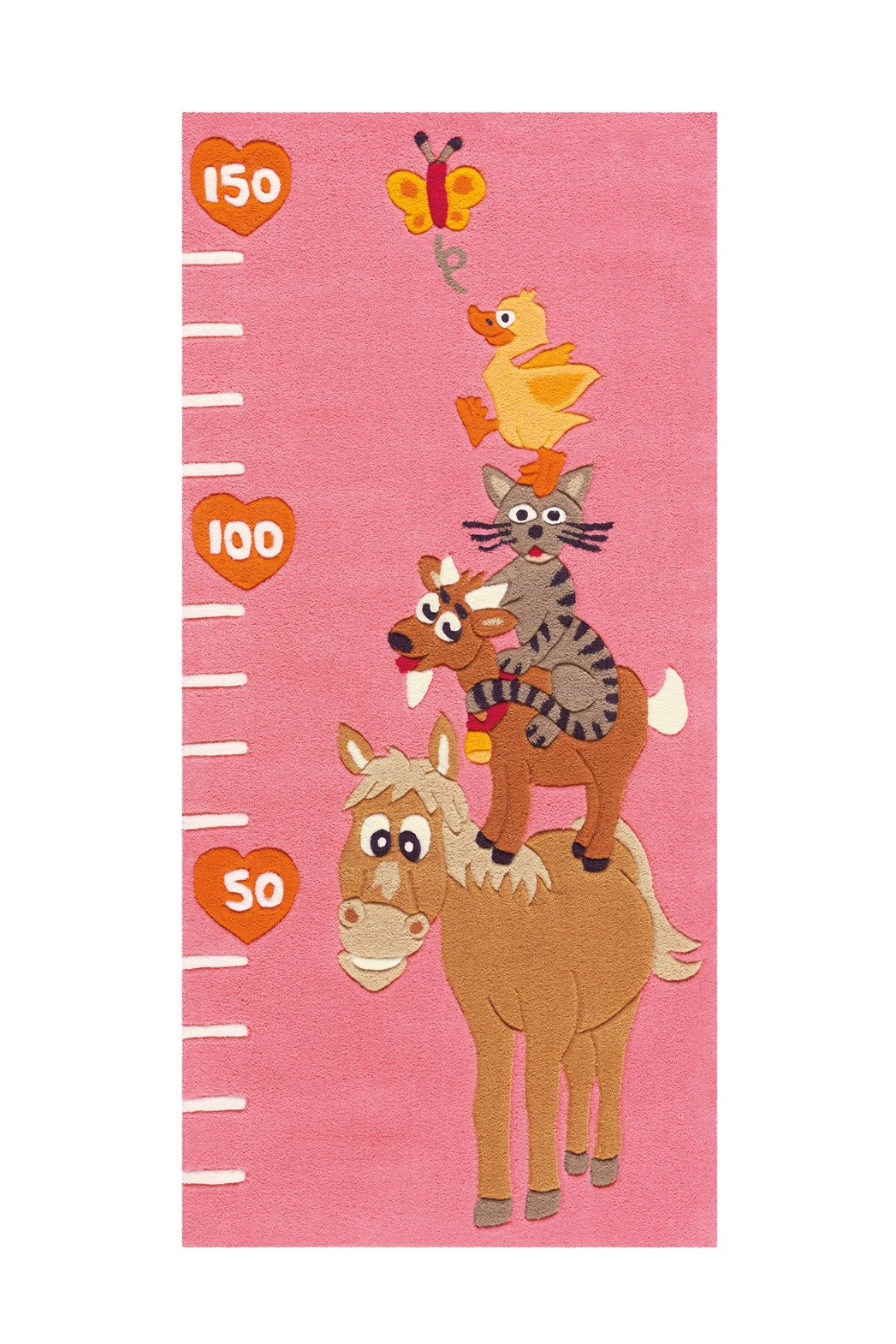 kayoom-joy-4168-kurzflorteppich-buntes-motiv-acryl-pflegeleicht-f-r-kinderzimmer image 1