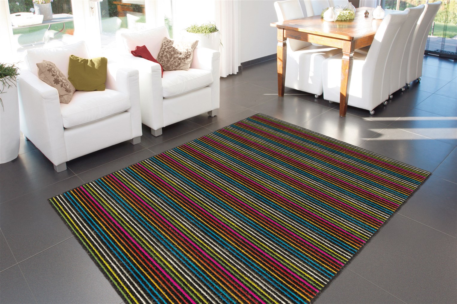 kayoom-jazz-8109-shaggy-hochflorteppich-handgetuftet-cut-and-loop-design-polyest image 2