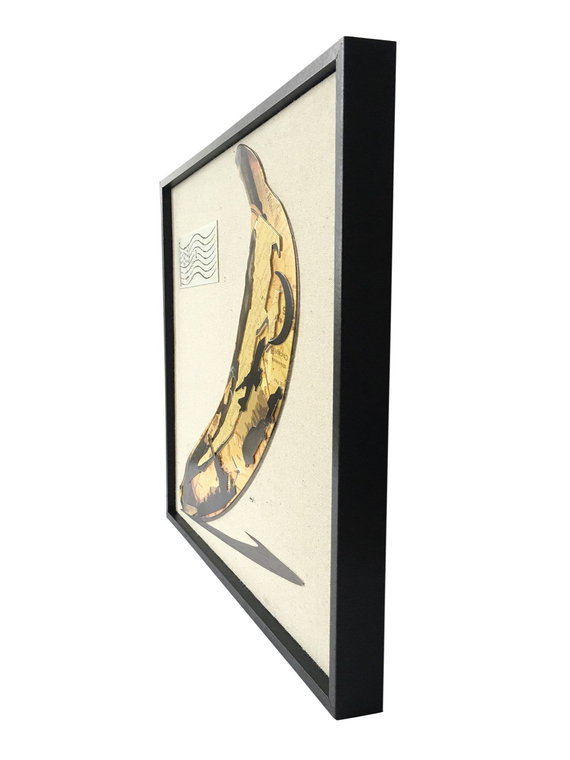 kayoom-papier-wandbild-banana-42x42-cm-leinwand-pappe-zedernholz image 3