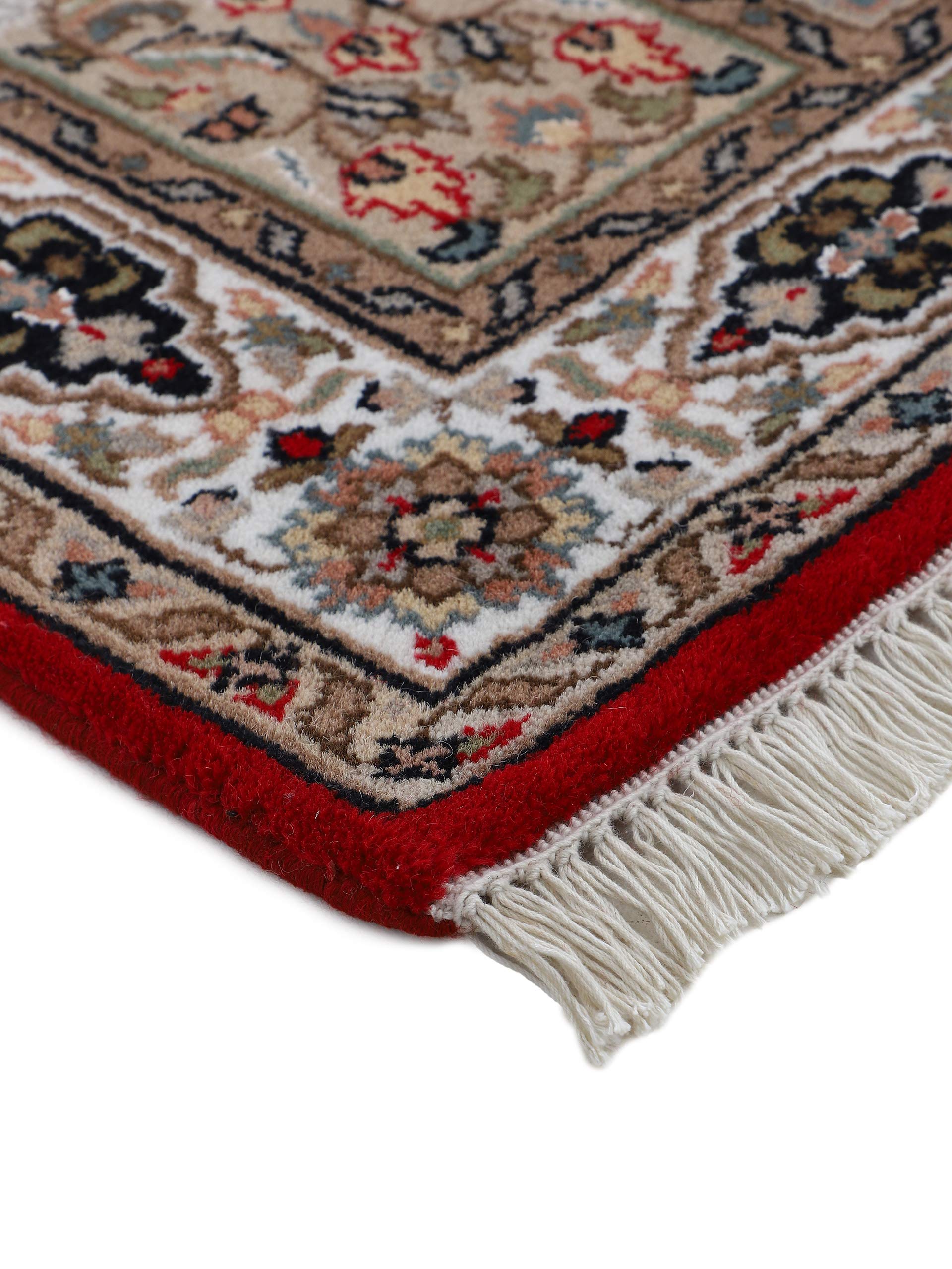 carpetine-bakhtiar-teppich-l-ufer-rot-80x300-cm-handgekn-pft-wolle-baumwolle-f-r image 5