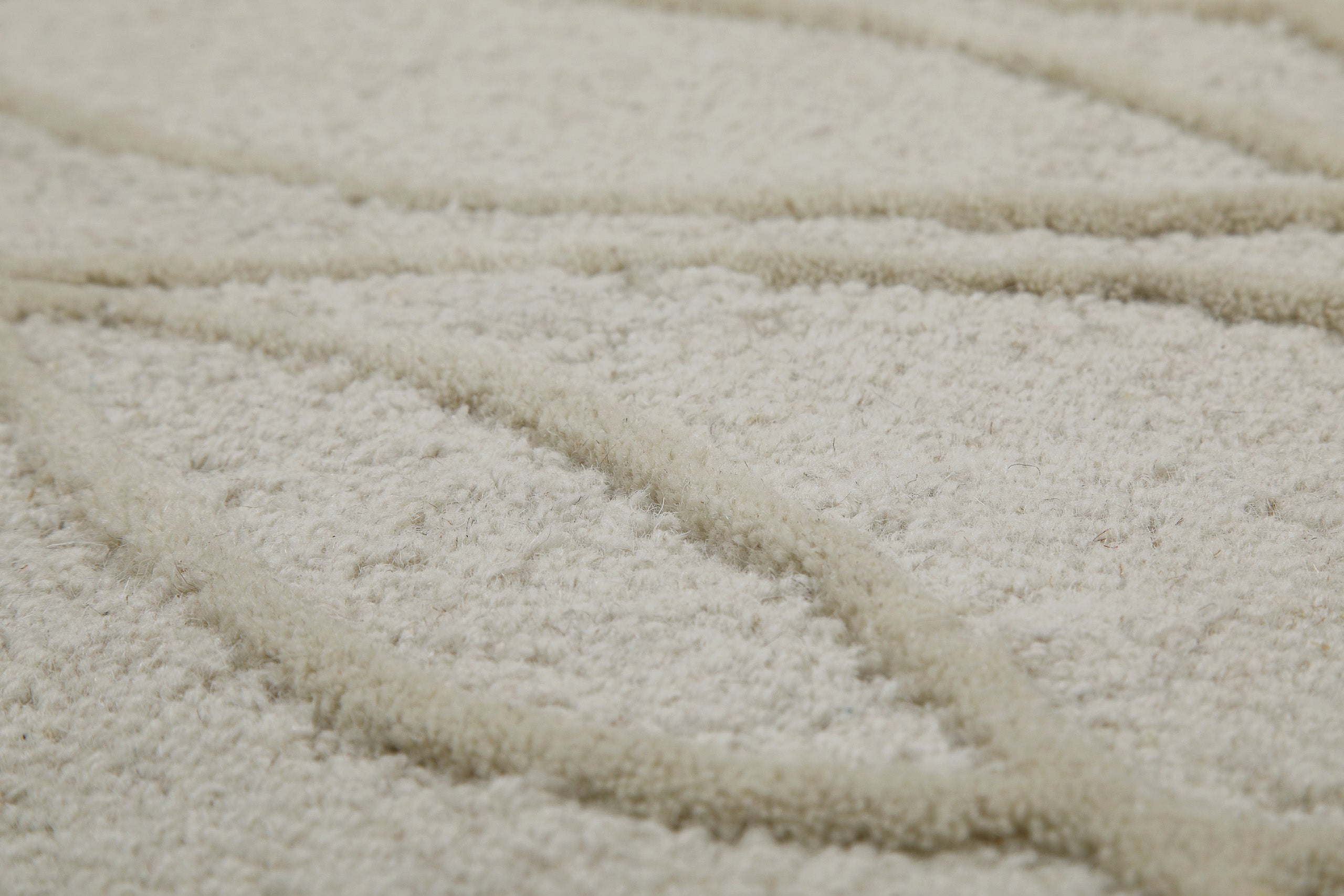 weconhome-hamptons-twentythree-kurzflor-teppich-rund-creme-wei-schurwolle image 4