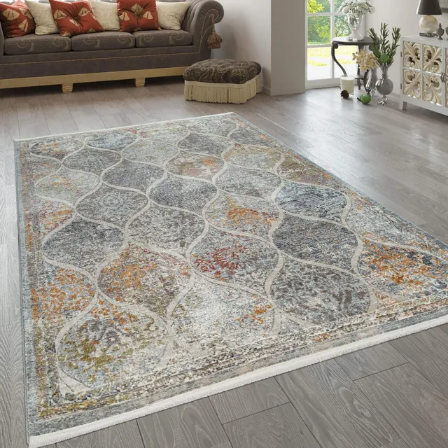 paco-home-vintage-teppich-gr-n-blau-120x170-cm-orientalisch image 1