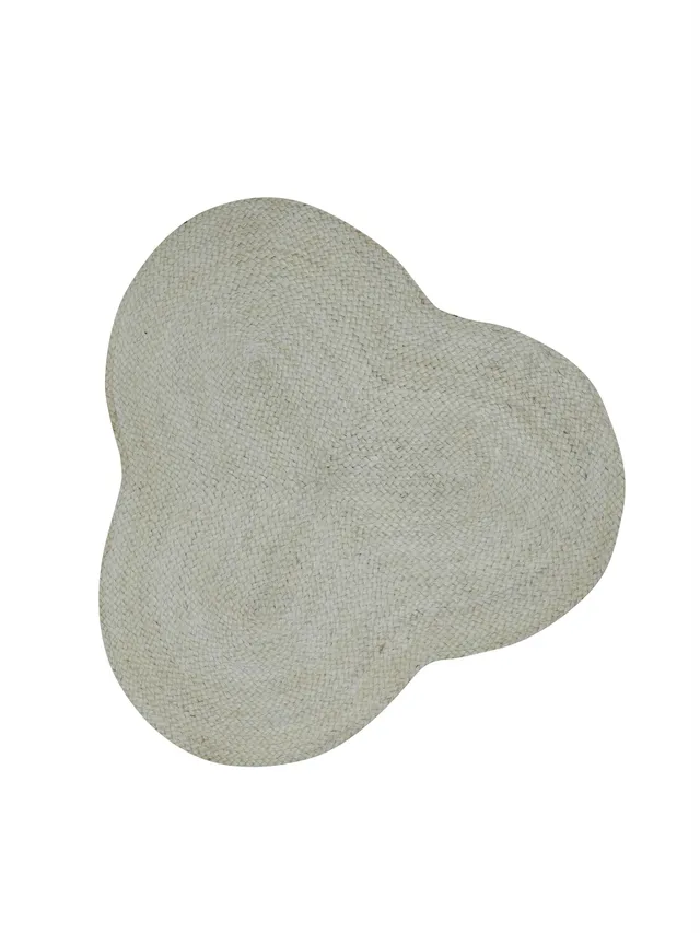 carpetfine-alia-juteteppich-sonderform-creme-60x60-cm image 1