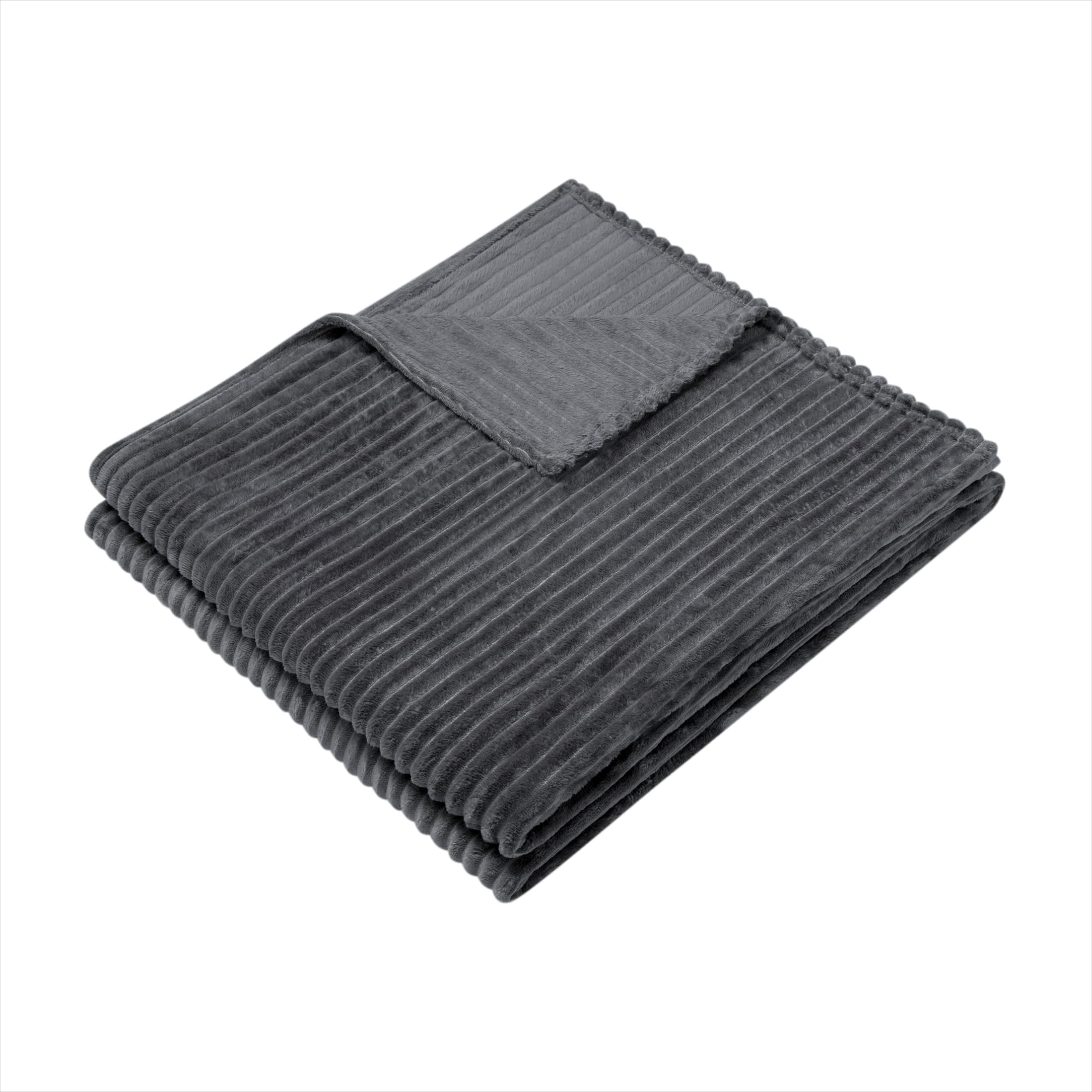 paco-home-kuscheldecke-flauschig-150x200-cm-anthrazit-weiche-wohndecke-f-r-sofa- image 2