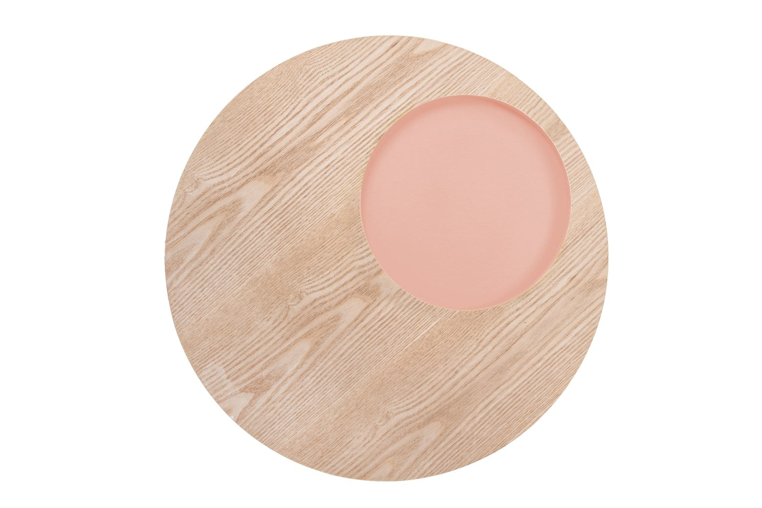 kayoom-beistelltisch-addison-iii-rundes-relief-esche-rosa-modern image 4