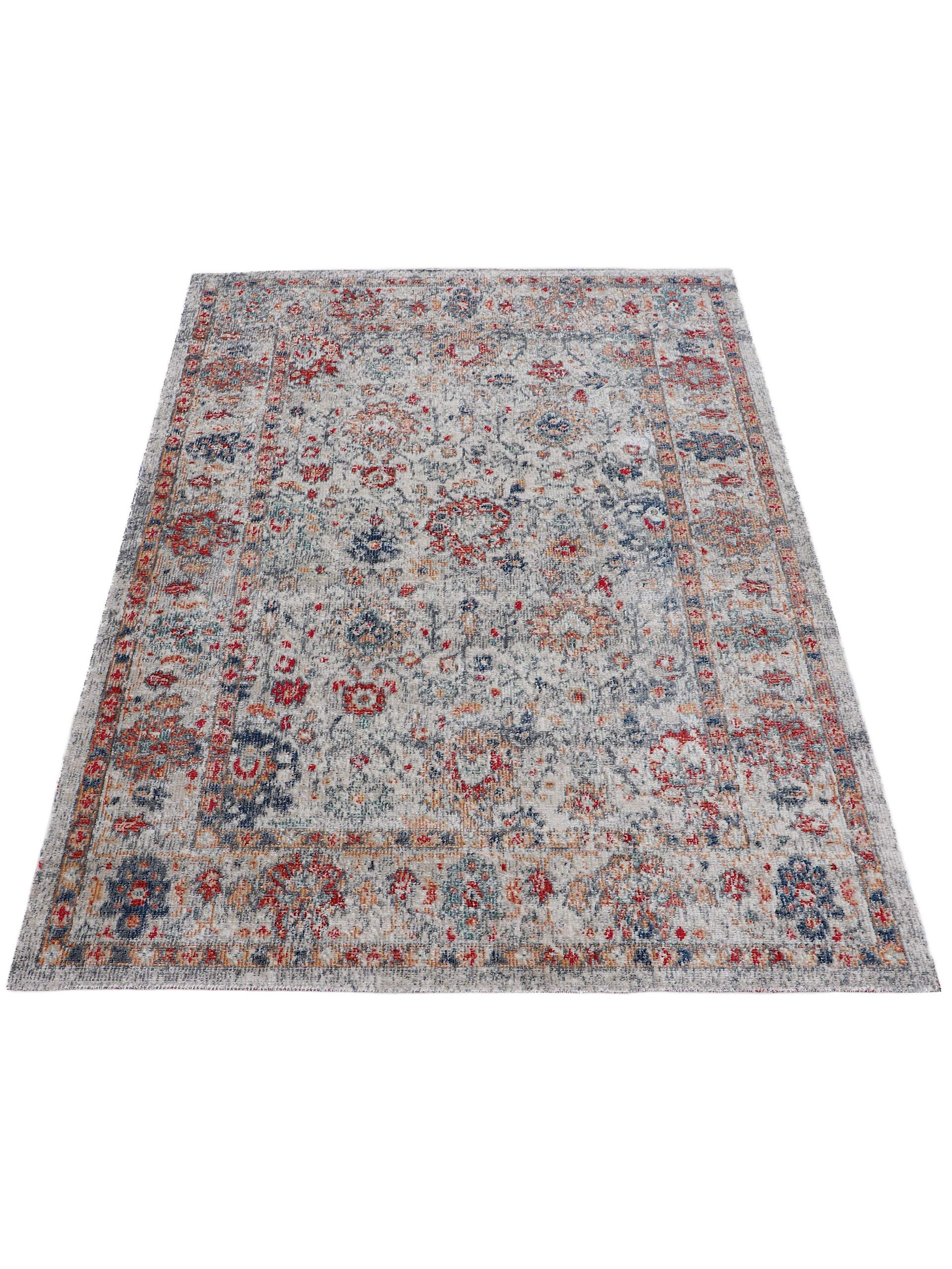 carpetfine-flachgewebeteppich-flori-hellgrau-120x170-cm-moderner-vintage-look-te image 3