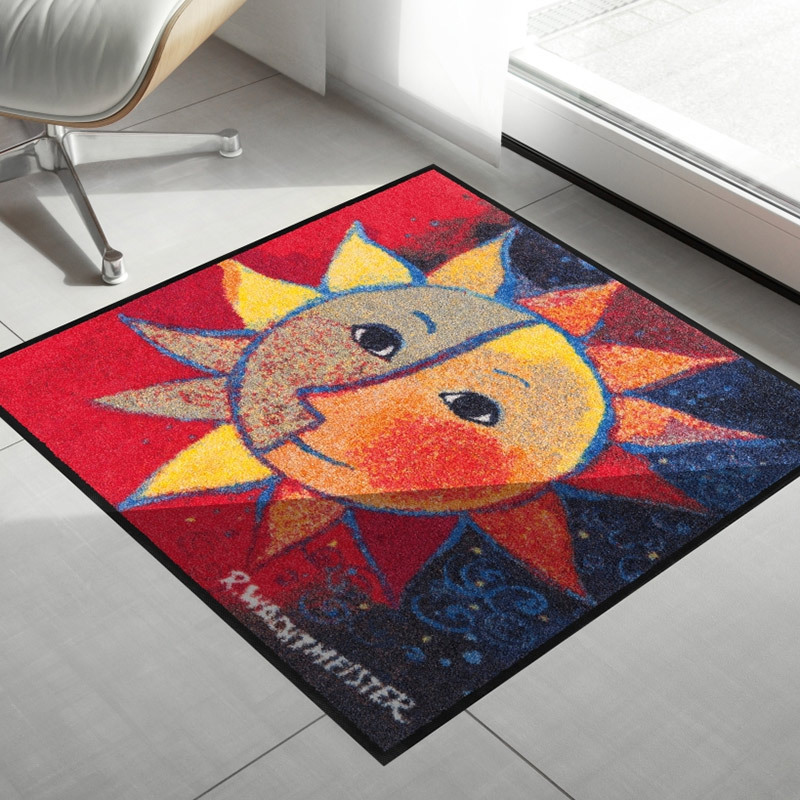 salonloewe-sole-nuovo-halbrunde-schmutzfangmatte-85-x-85-cm-sonnendesign-rutschf image 2