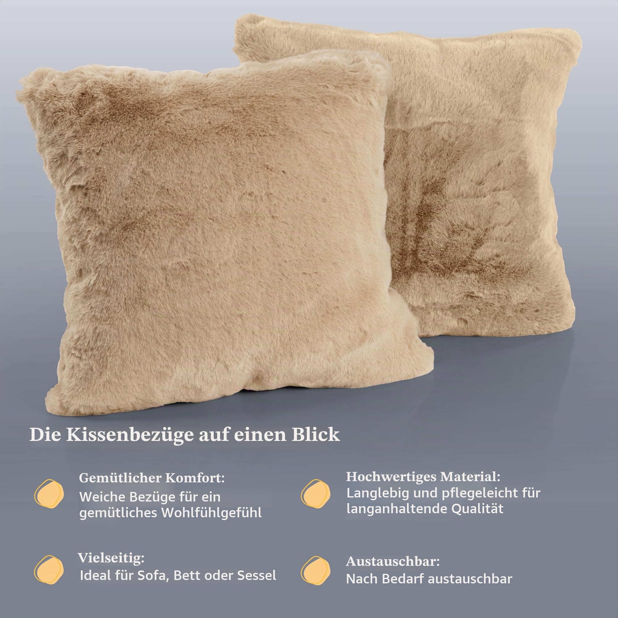 paco-home-kissenbezug-kunstfell-2er-set-beige-flauschig-waschbar image 5