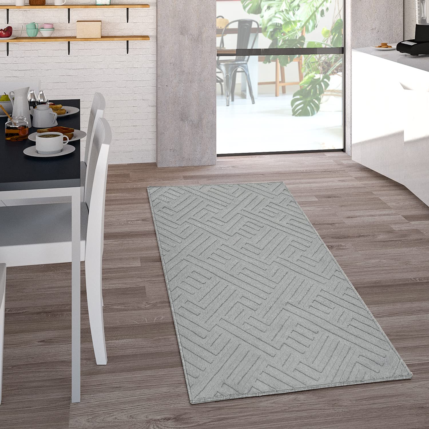 paco-home-outdoor-teppich-orient-3d-grau-200x290-cm-flachgewebe image 2