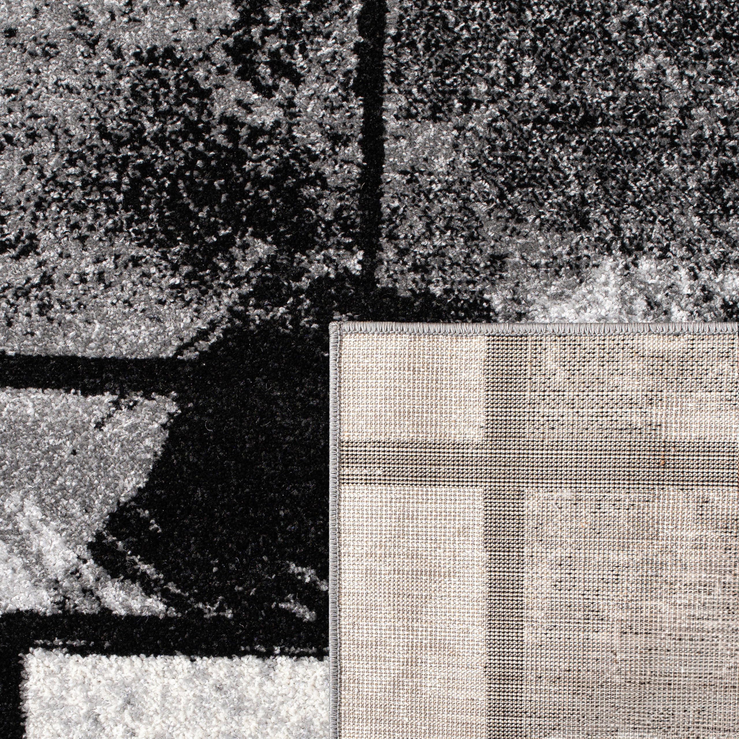 paco-home-metro-teppich-kurzflor-abstrakt-schwarz-grau-80x150-cm image 4