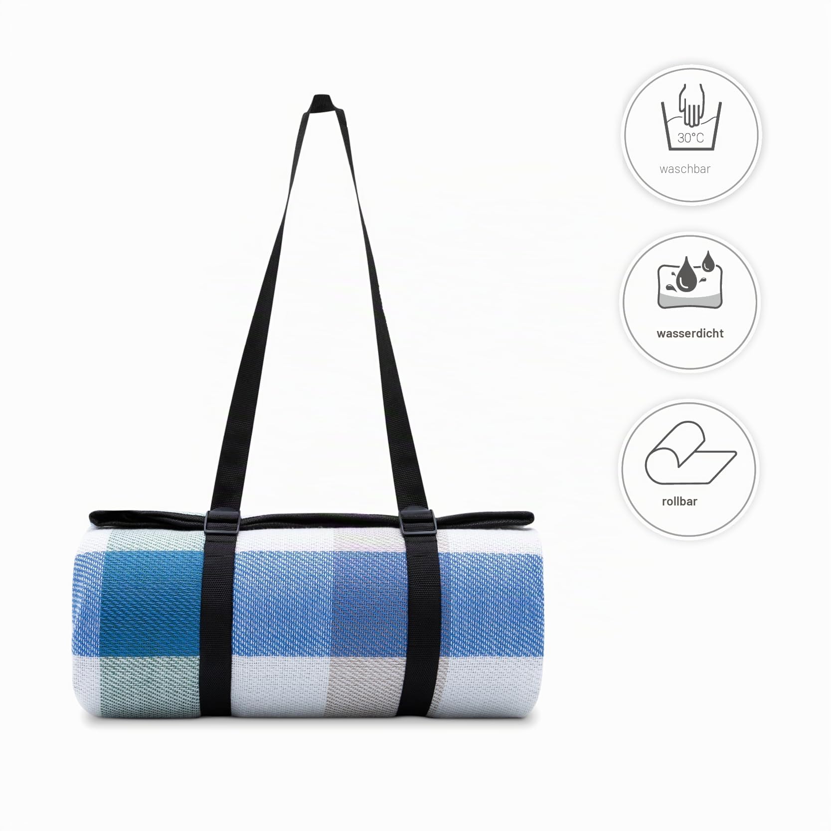 paco-home-picknickdecke-wasserdicht-rot-blau-1-150x200-cm-mit-tragegriff image 3