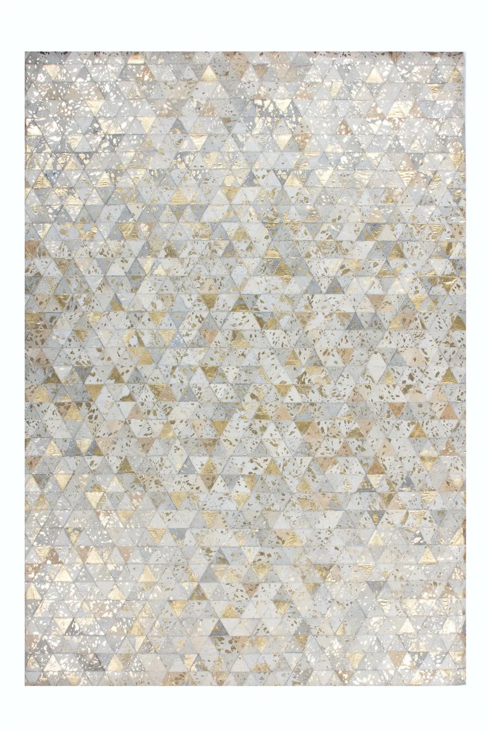 kayoom-rocket-410-lederteppich-patchwork-design-mit-metallic-applikationen image 1