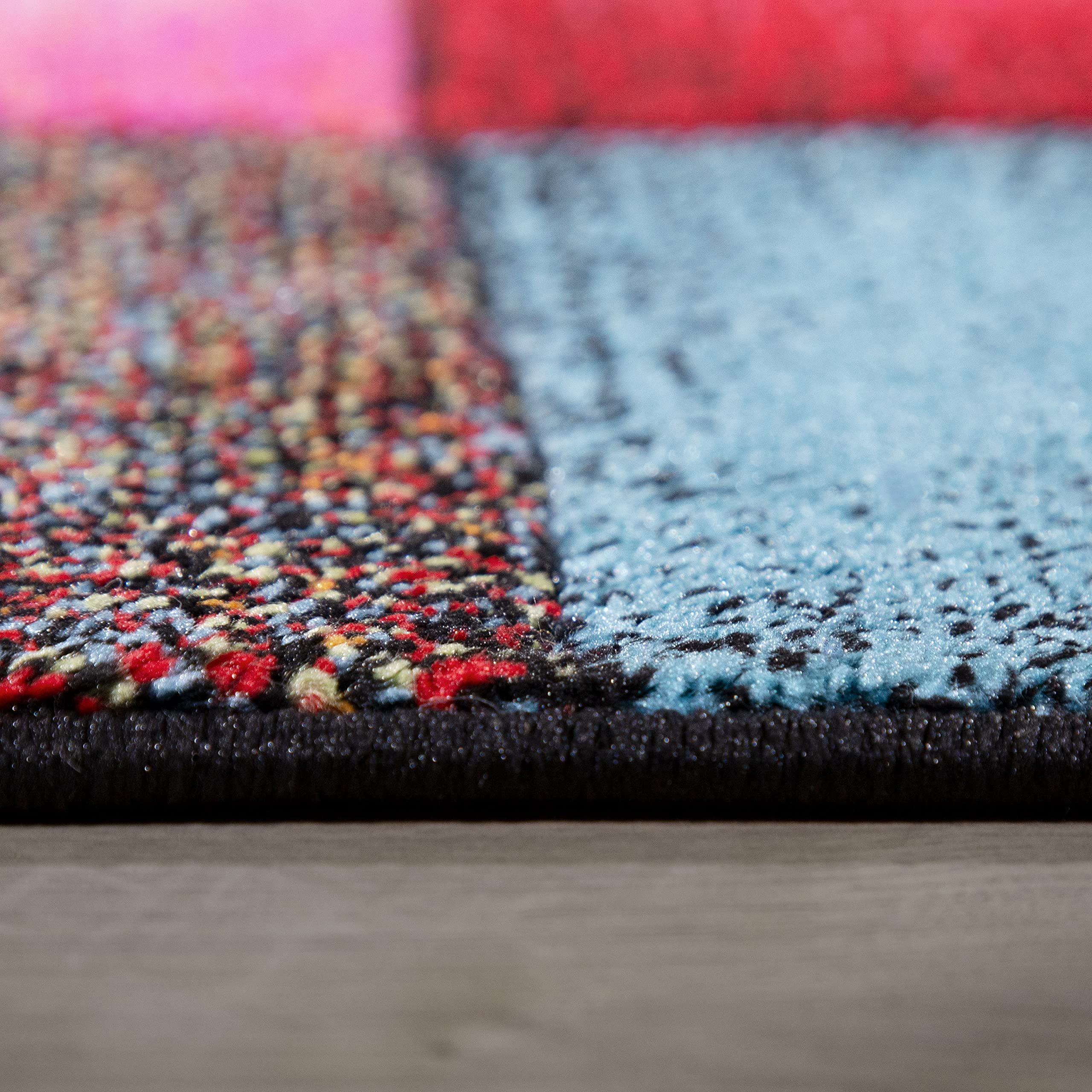 paco-home-kurzflor-teppich-3d-karo-geometrisch-bunt-200x290-cm image 3