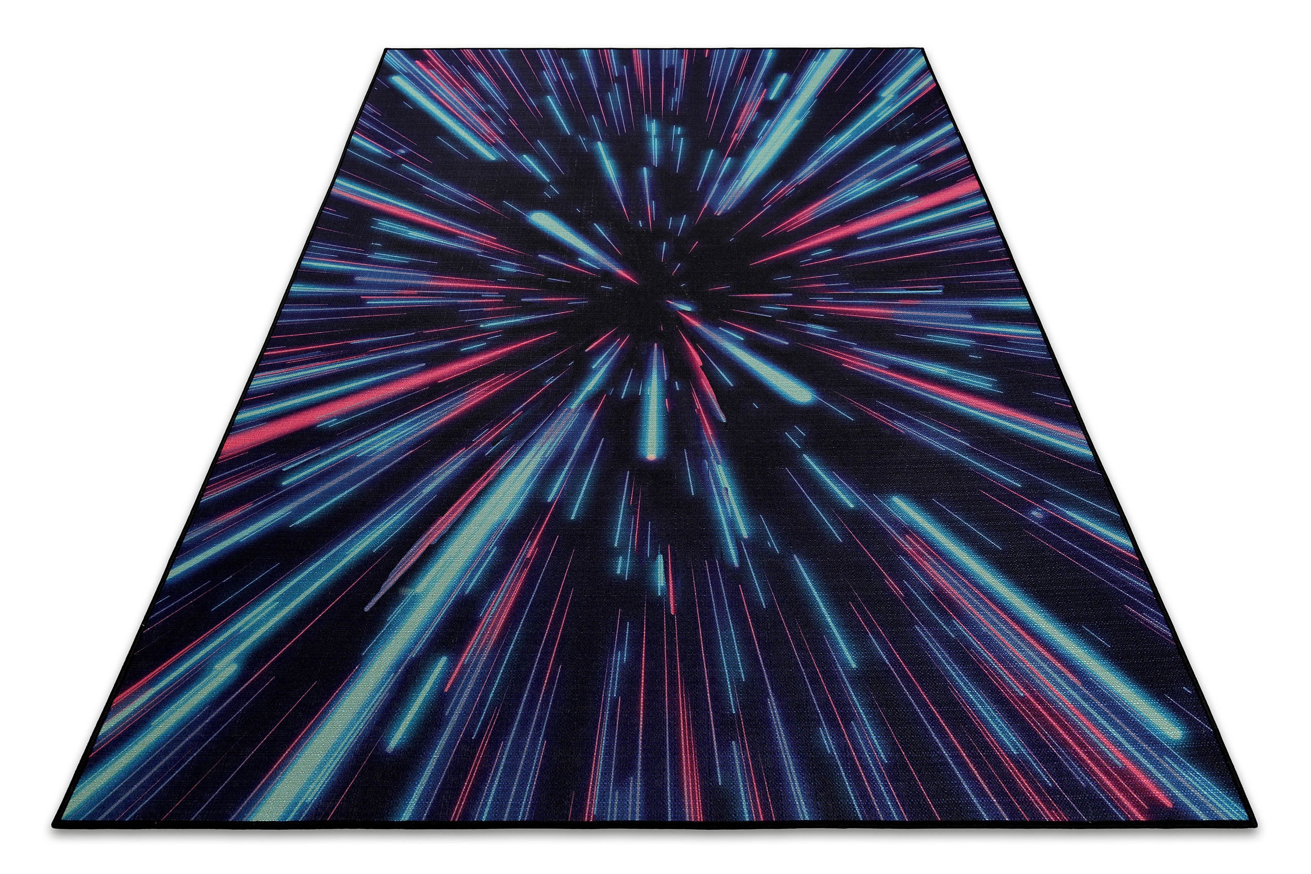 weconhome-neon-horizon-gamerteppich-schwarz-multi-bedruckt-gewebt image 5