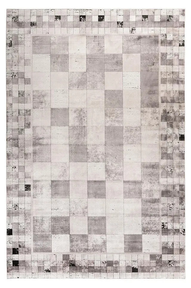 kayoom-elles-214-maschinengewebter-teppich-aus-bambusseide-klassisches-design image 1