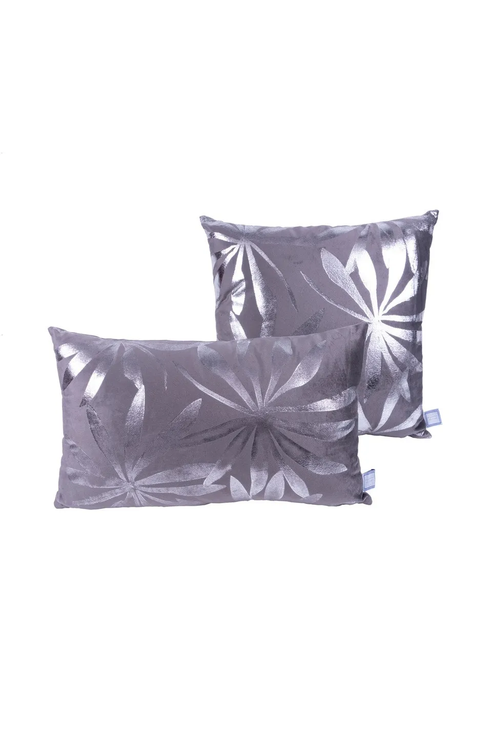 kayoom-dekokissen-prisma-425-2er-set-retro-muster-einfarbig-weiche-haptik image 1