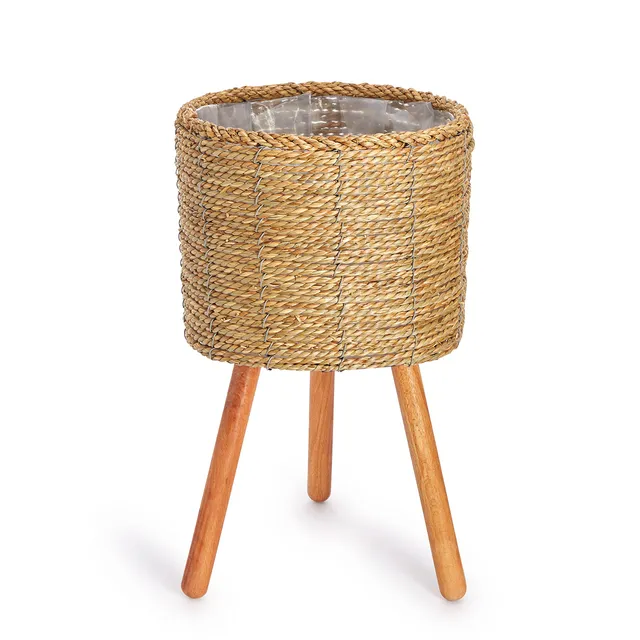 paco-home-blumentopf-bertopf-natur-rattan-set-2pcs-set-design-10-natur-gro image 1