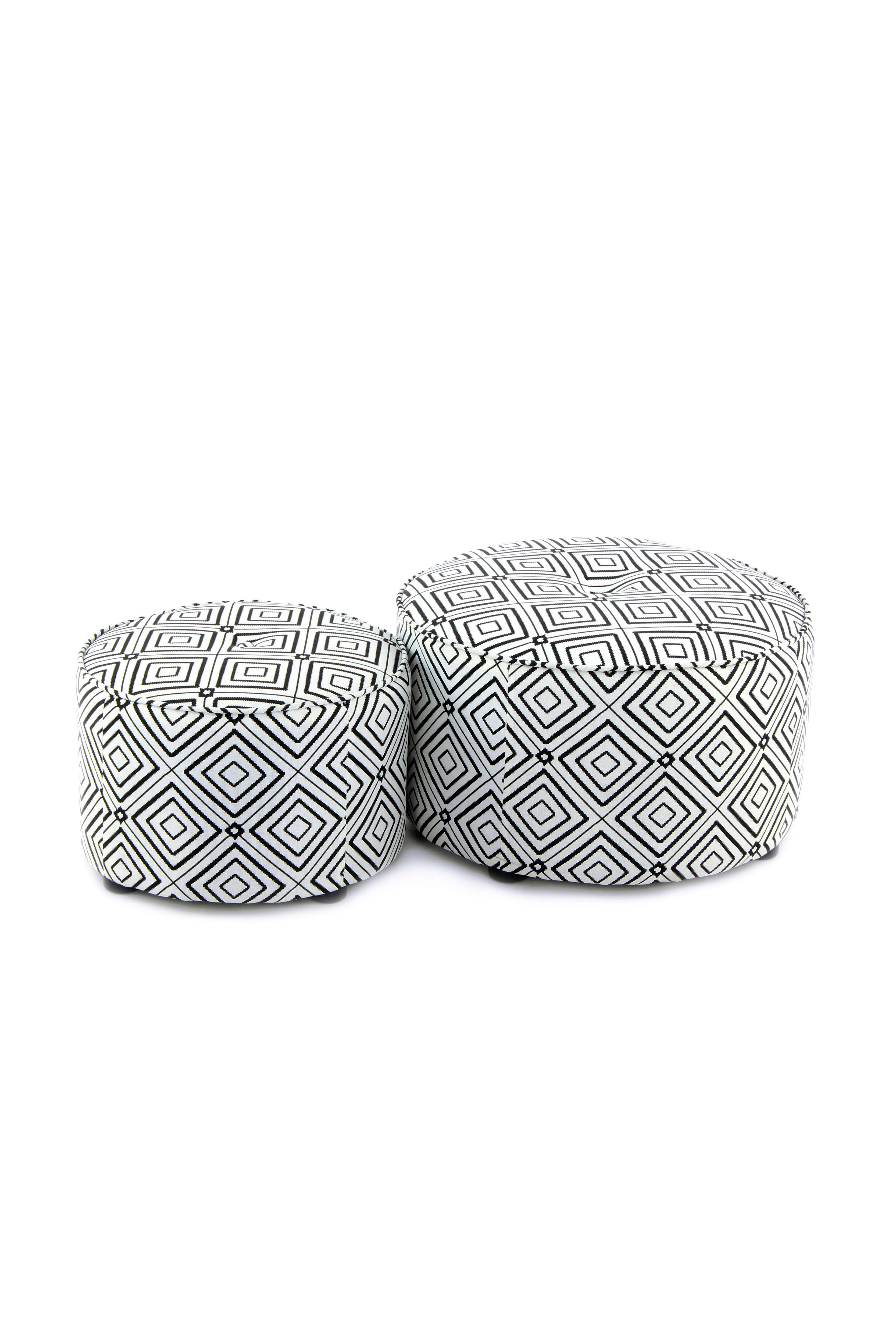 kayoom-hocker-indira-110-2er-set-rund-gepolstert-verschiedene-gr-en image 1