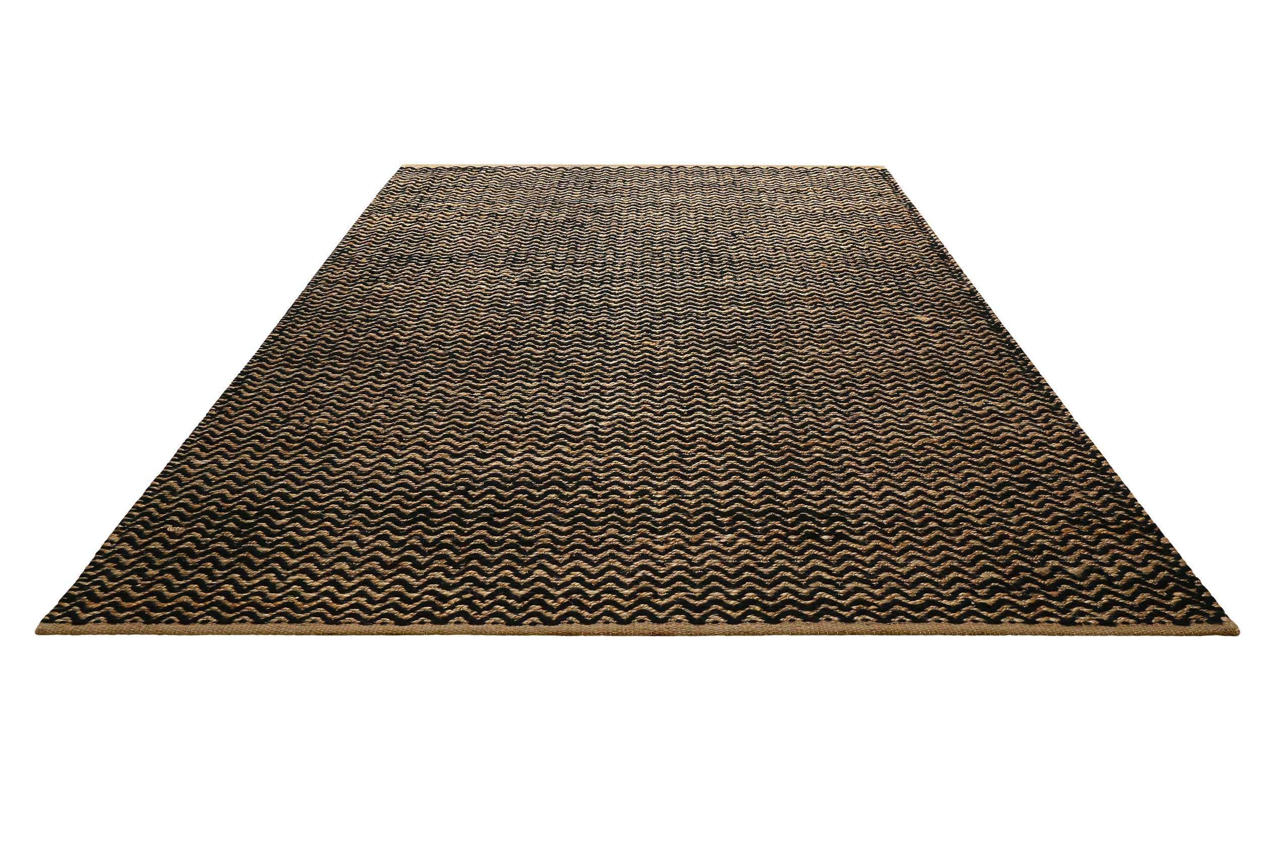 weconhome-green-looop-kelim-teppich-montpellier-schwarz-beige-naturfaser image 2