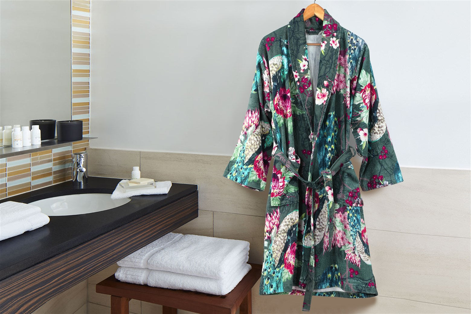 kayoom-blossom-125-bademantel-unisex-weich-feuchtigkeitsregulierend image 2