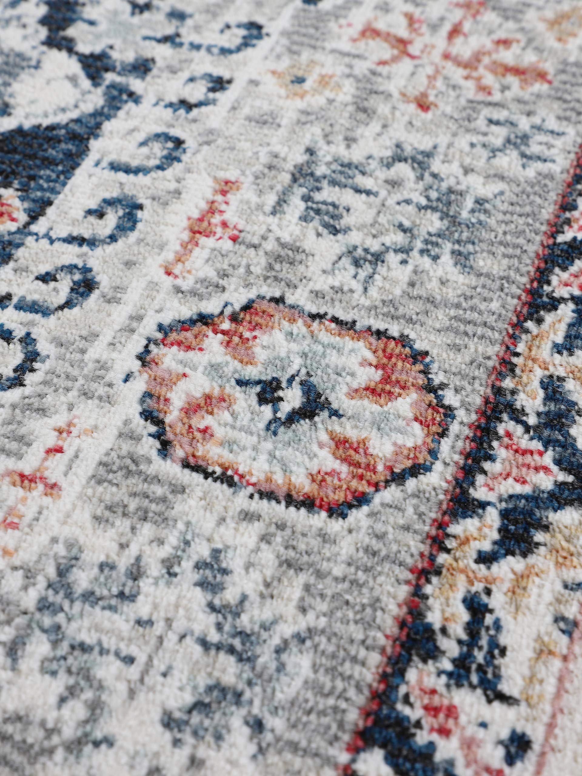 carpetine-kazach-teppich-hellgrau-80x150-cm-moderner-vintage-look-100-polypropyl image 6