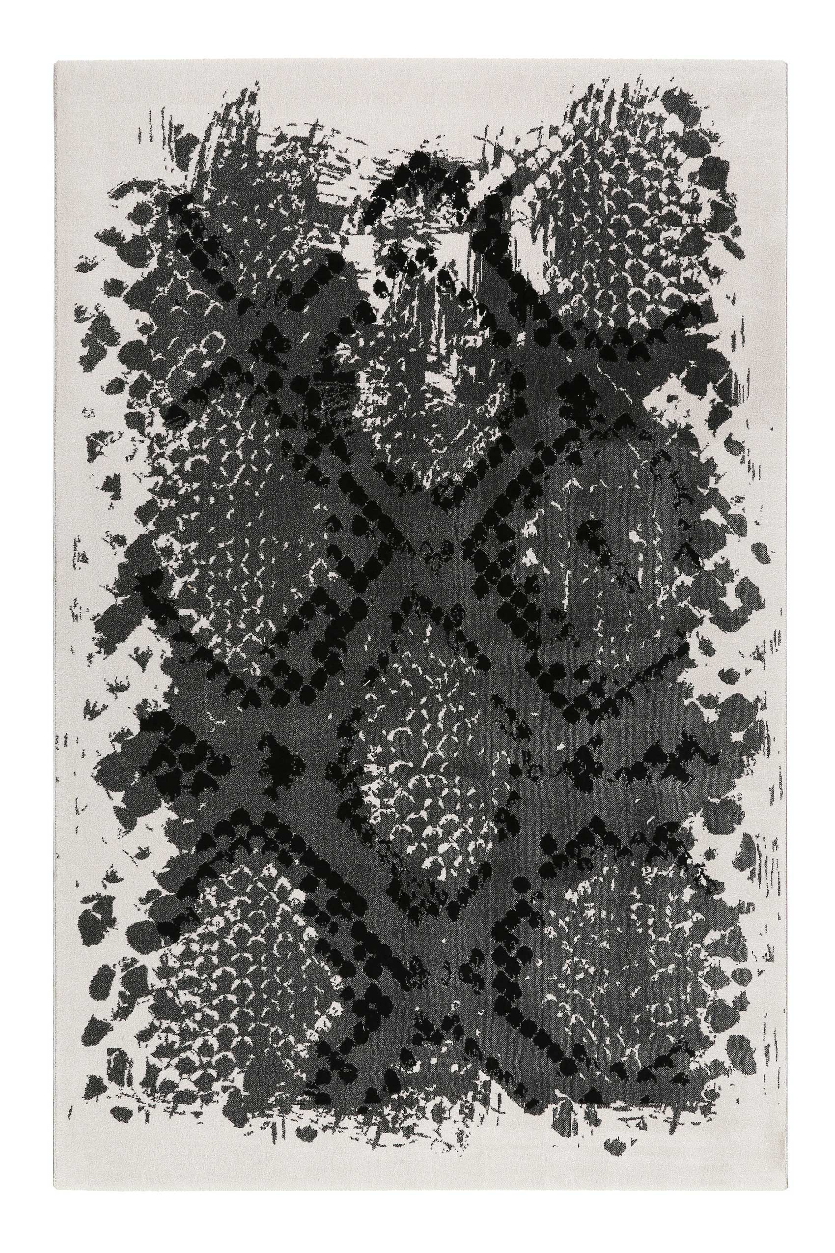 weconhome-phyton-teppich-animal-print-grau-silber image 1
