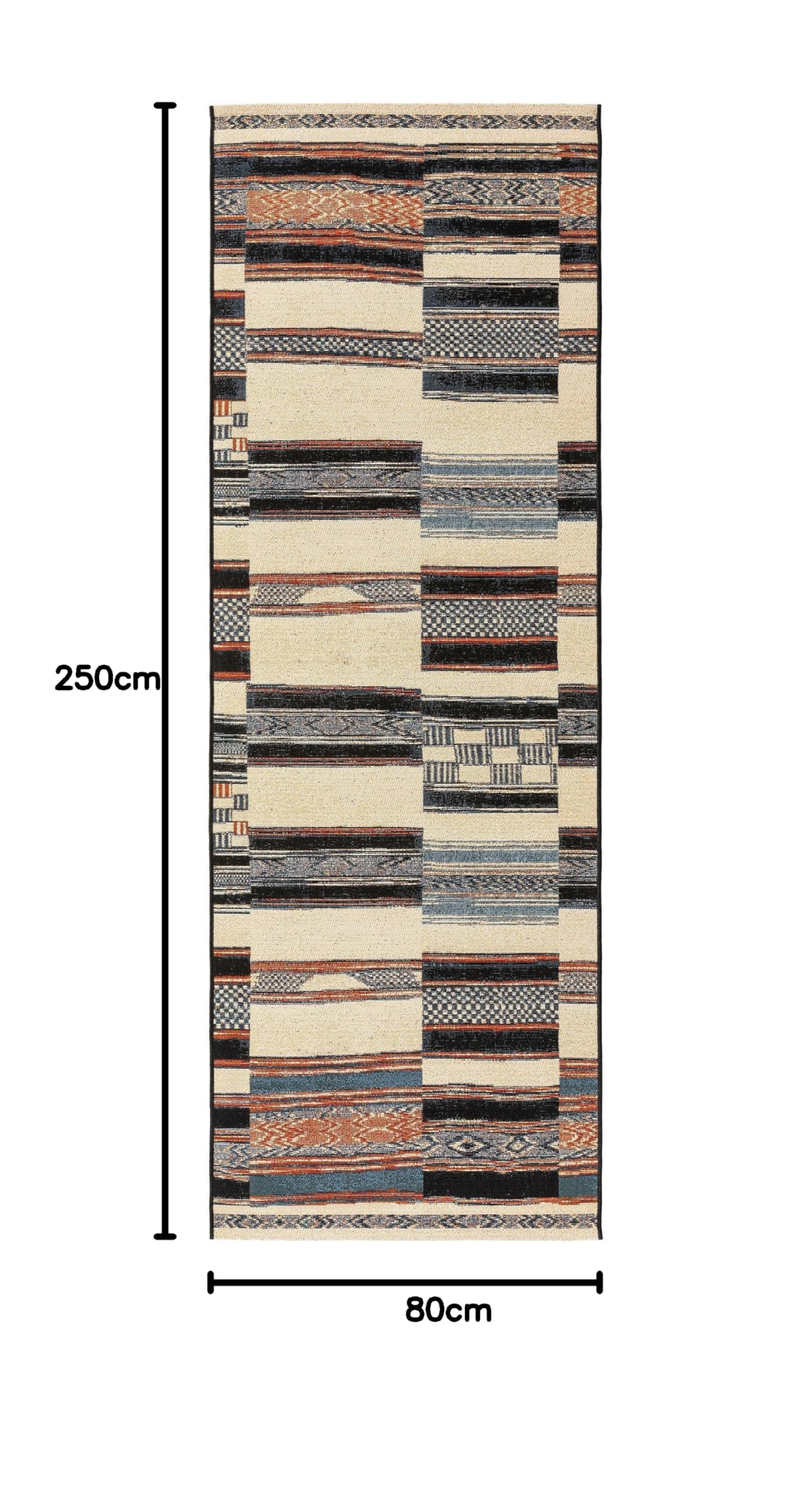 benuta-nest-artis-in-outdoor-teppich-multicolor-80x250-cm image 2