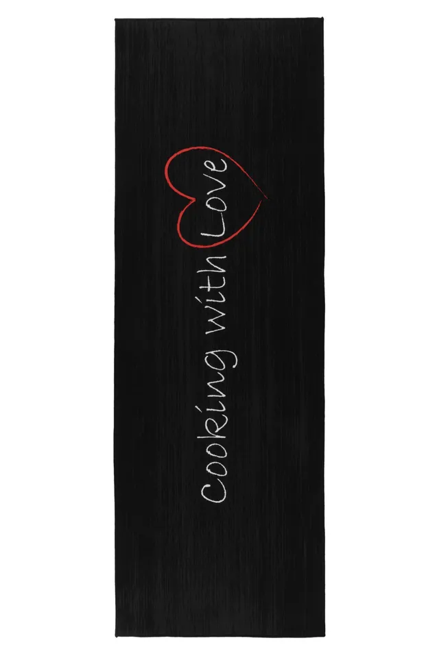 kayoom-pyron-125-kurzflorteppich-60-x-180-cm-schwarz-6-mm-florh-he image 1