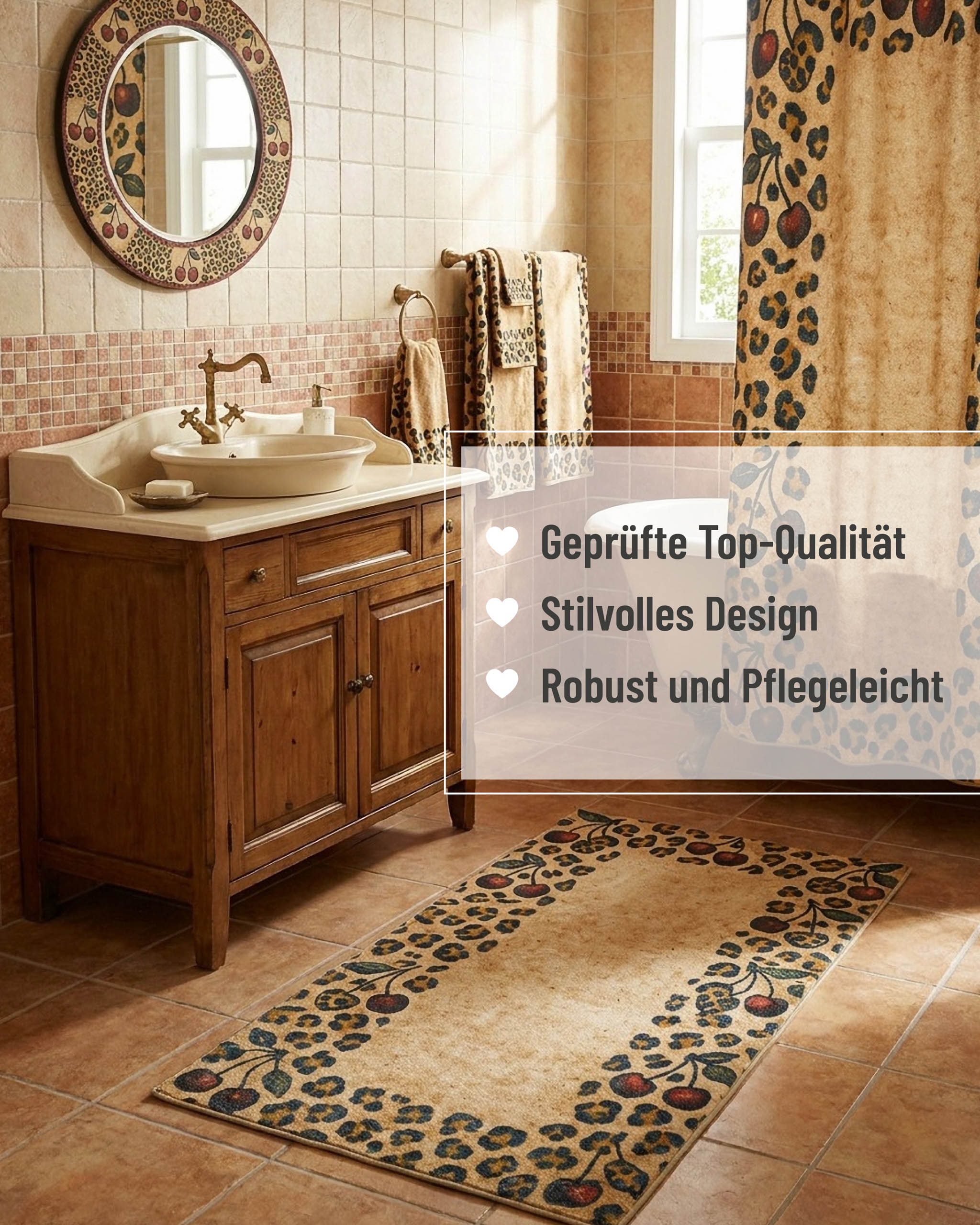 weconhome-badteppich-catwalk-sand-gelb-vintage-animal-print image 3
