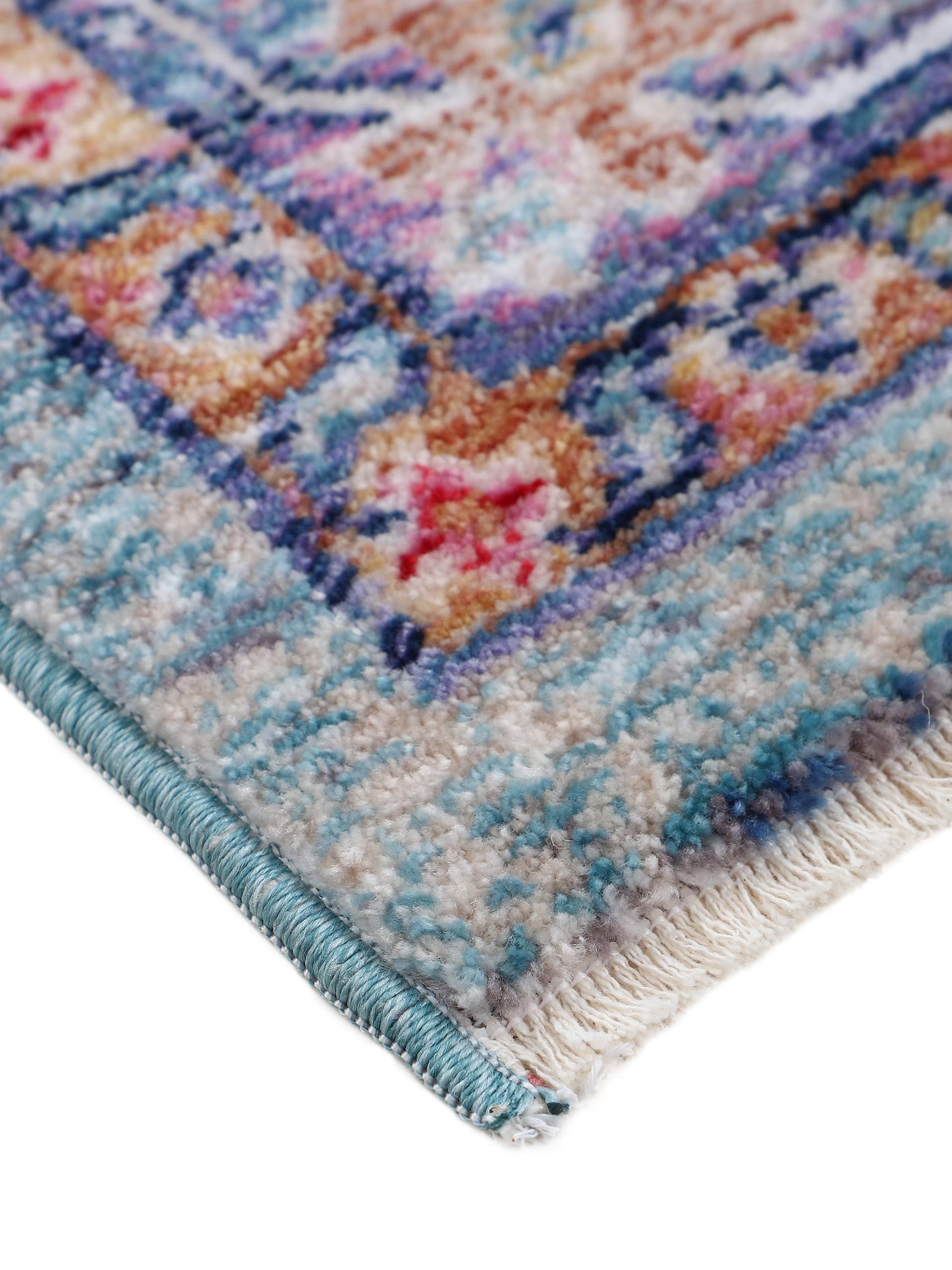 carpetfine-teppich-phoenix-blau-60x100-cm-moderner-vintage-teppich-f-r-wohn-und- image 5