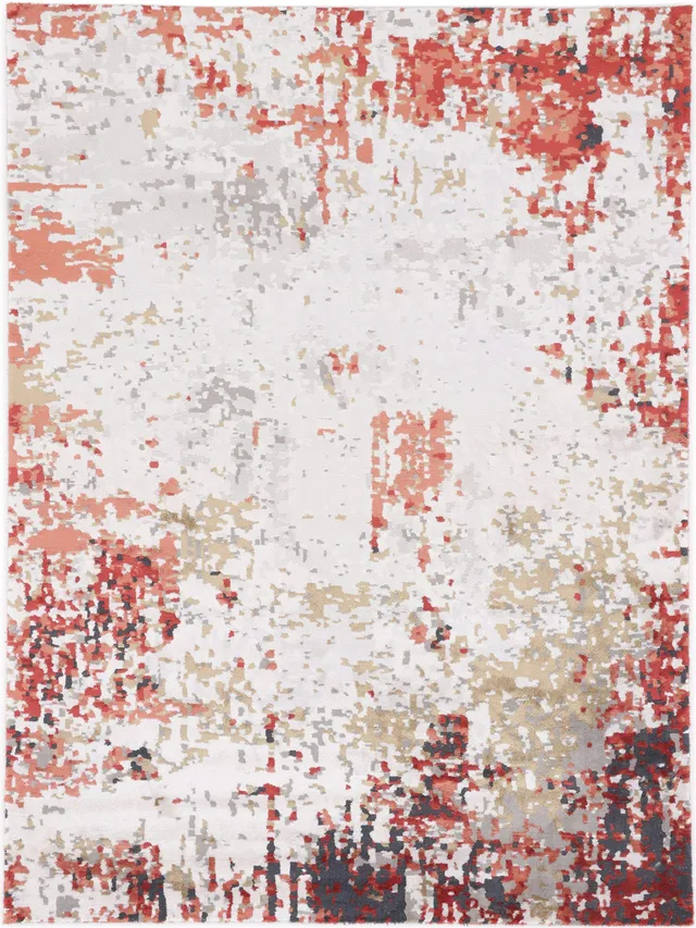 carpetfine-living-teppich-rot-120x170-cm-moderner-teppich-f-r-wohn-und-schlafzim image 1