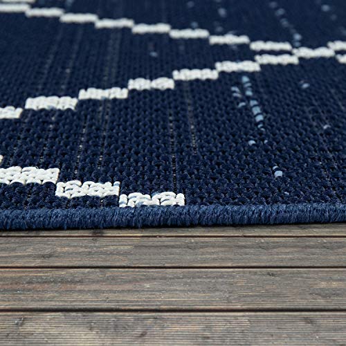 paco-home-aachen-in-outdoor-teppich-blau-wei-80x150-cm-flachgewebe image 8