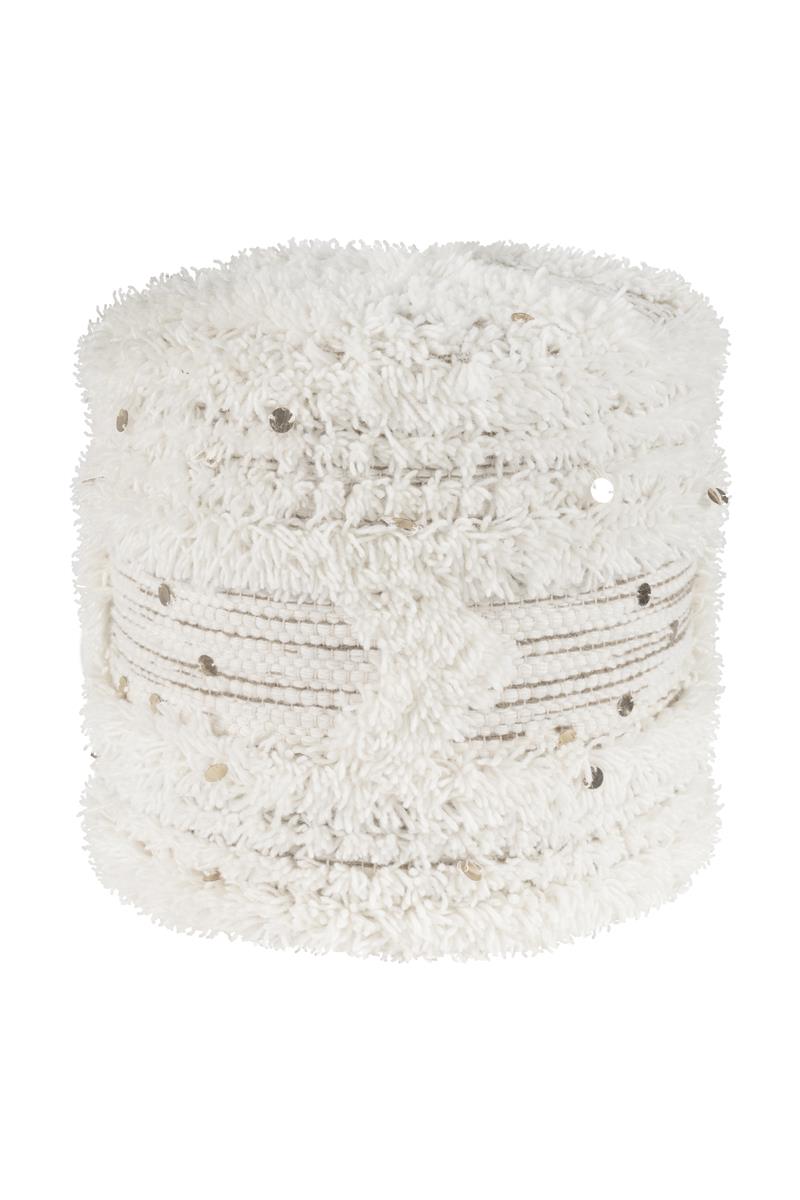 kayoom-bohist-425-pouf-boho-stil-fransen-quasten-sitzhocker image 2