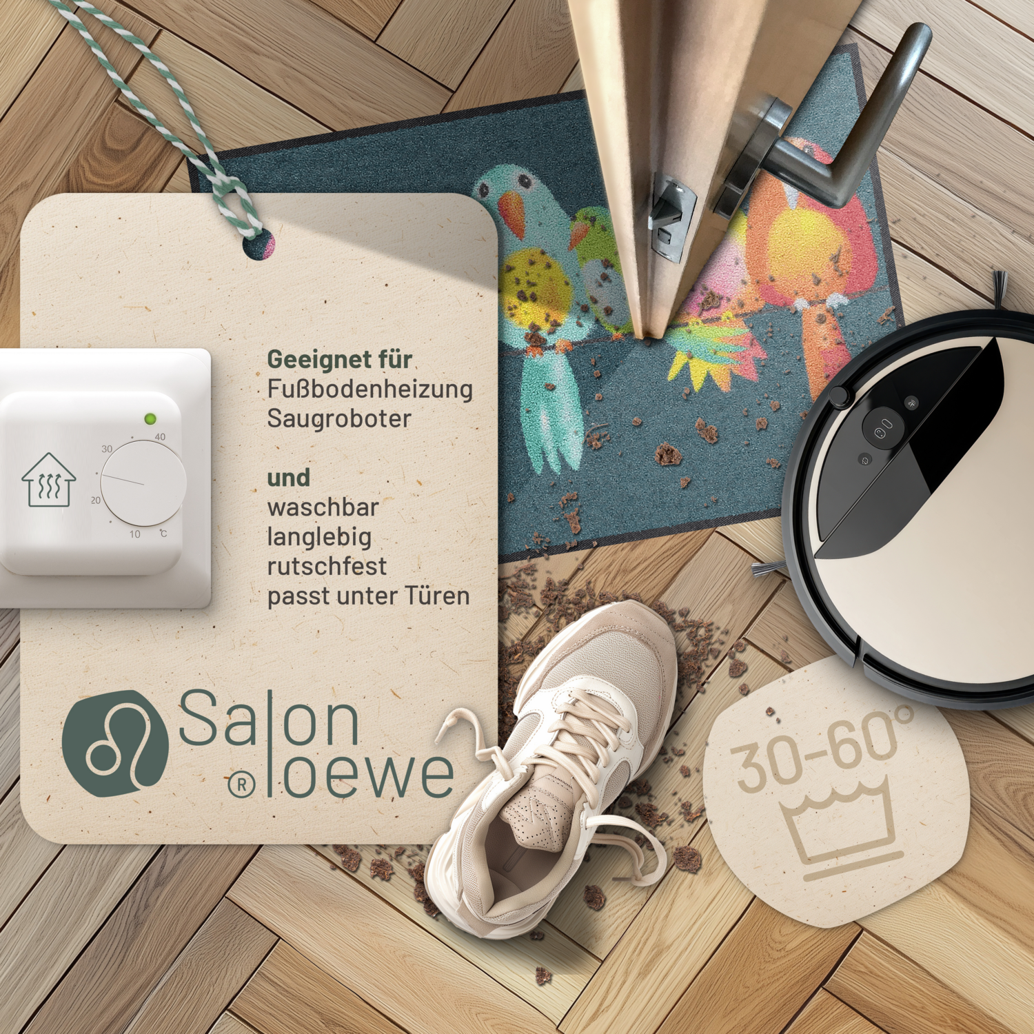 salonloewe-fussmatte-rainbow-birds-eingangsmatte-50-x-75-cm-bunte-vogel-fu-matte image 3