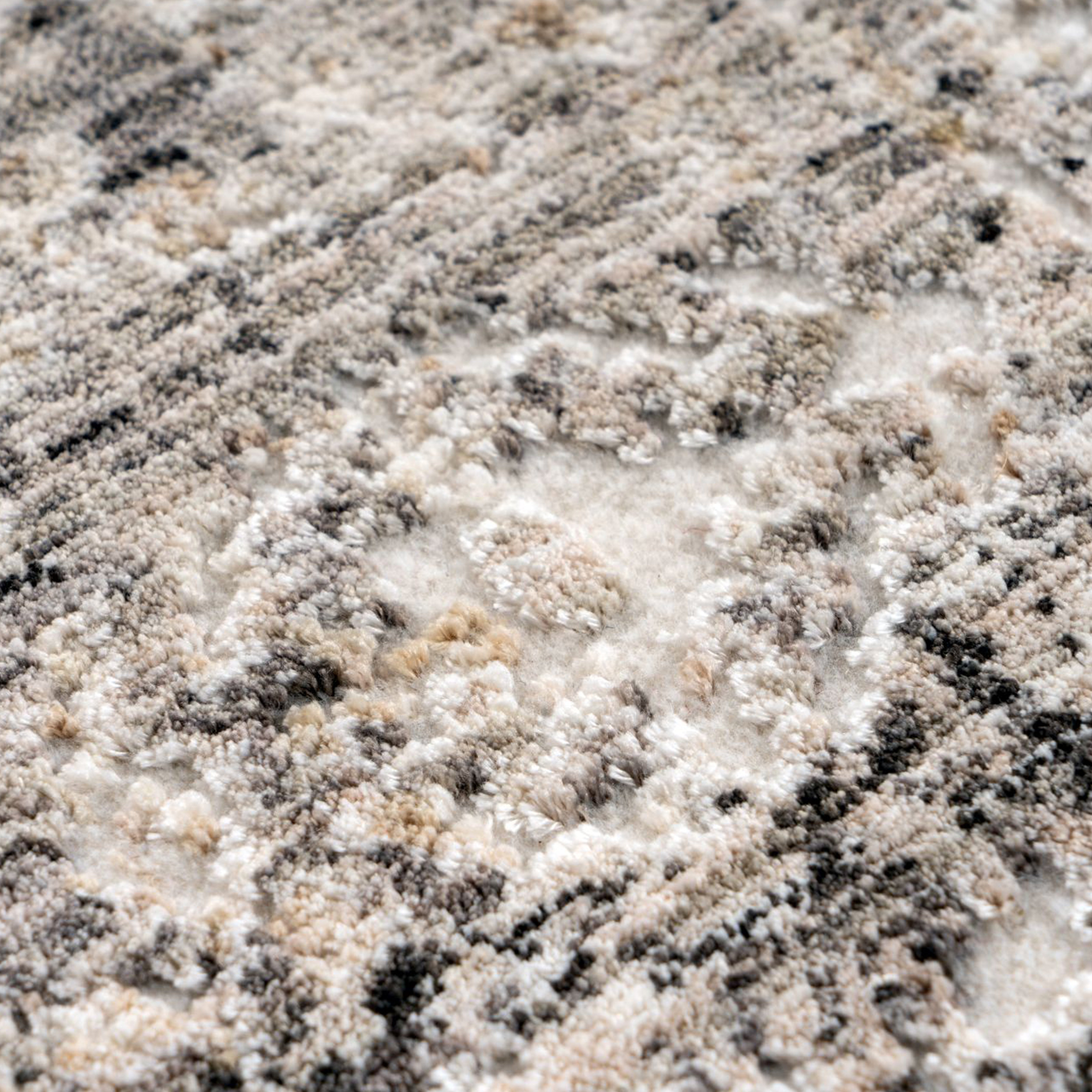 kayoom-amora-258-teppich-grauer-kurzflor-11-mm-polyester-pflegeleicht image 5