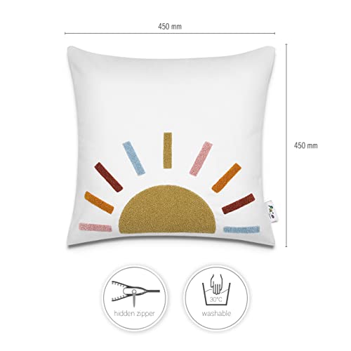 paco-home-2er-set-kissenbez-ge-45x45-cm-regenbogen-bunt-kinderzimmer-deko image 7