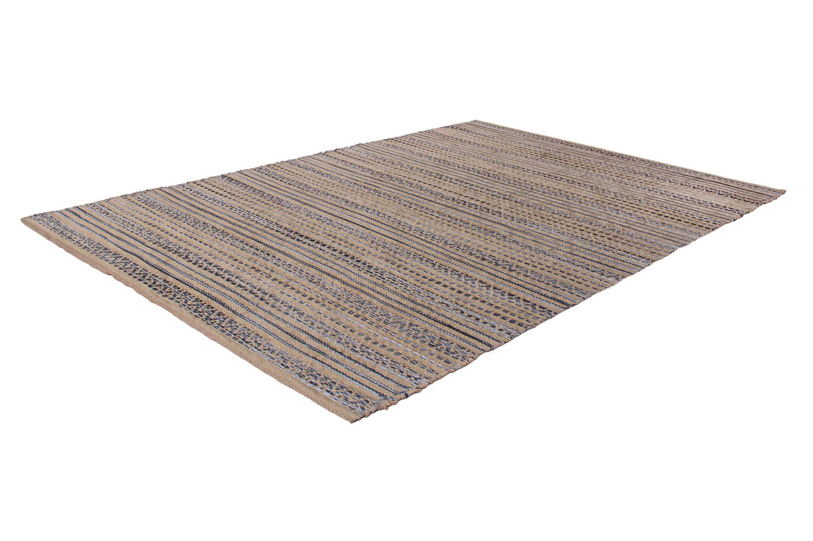 kayoom-sienna-710-geflochtener-teppich-flachflor-baumwolle-jute image 4