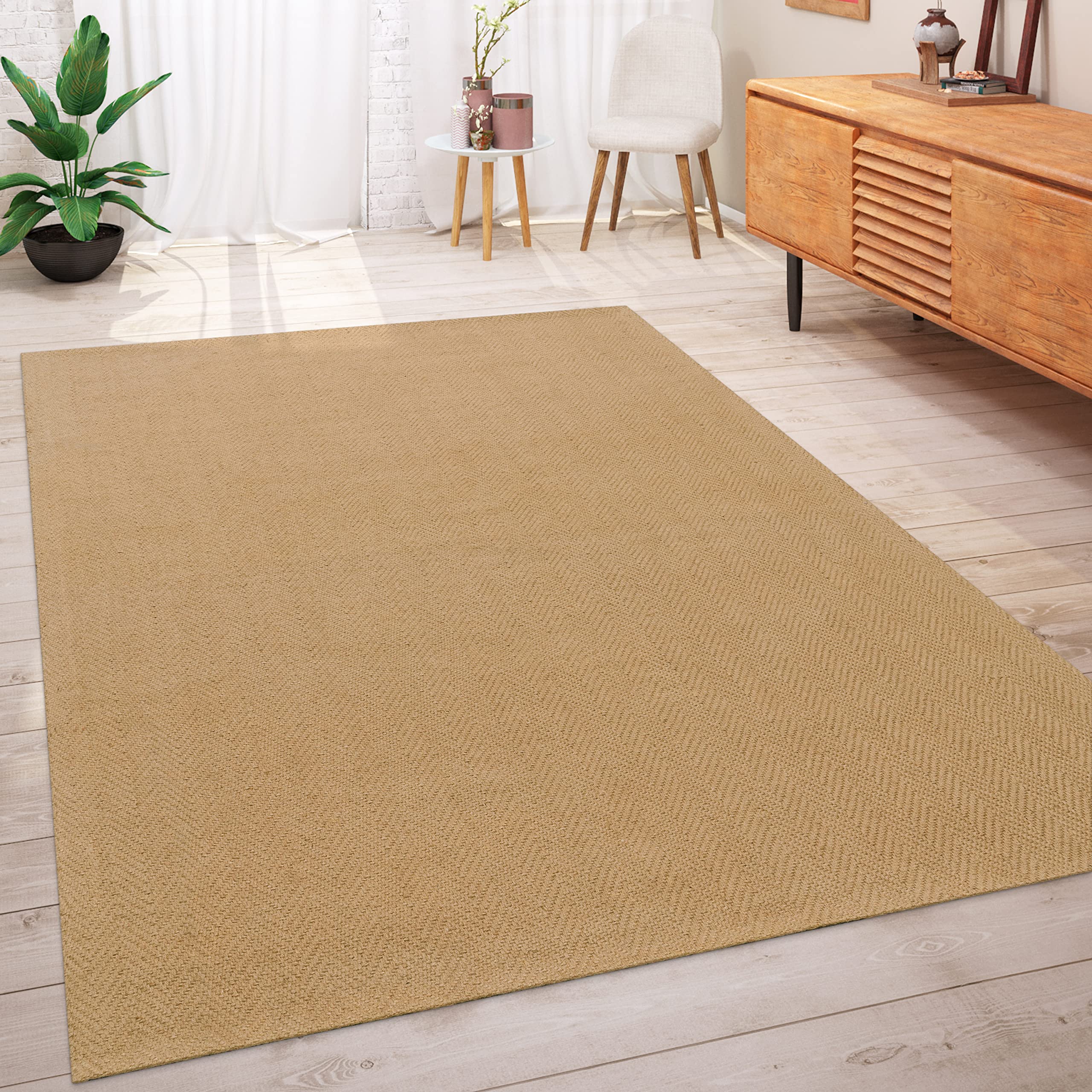 paco-home-jute-teppich-natur-2-80x250-cm-boho-ethno-flachgewebe-handgemacht-100- image 1
