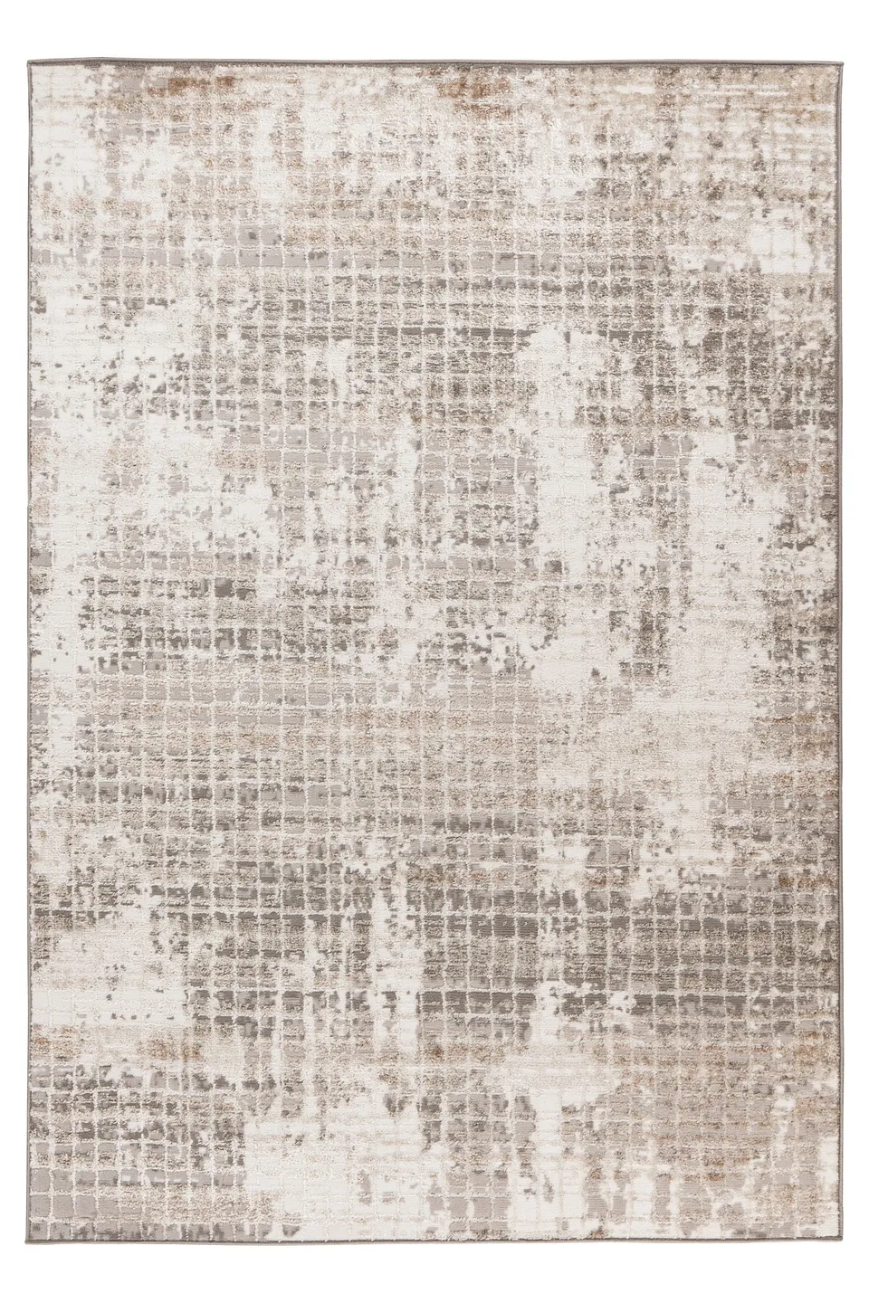 kayoom-lava-125-kurzflorteppich-11-mm-florh-he-1350-g-m-silber-beige-bis-200x290 image 1