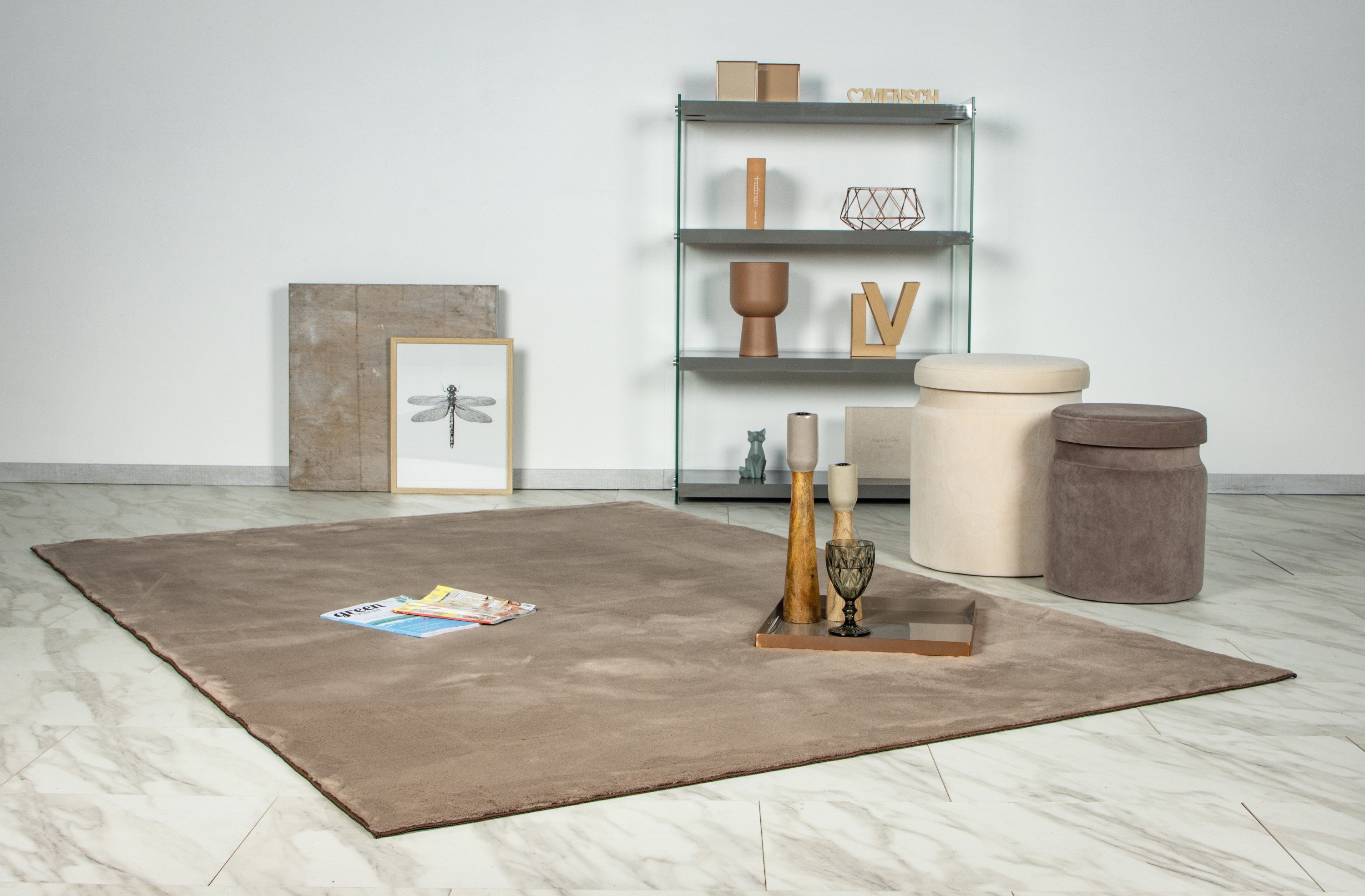 kayoom-capitol-125-kurzflorteppich-12-mm-florh-he-taupe image 3