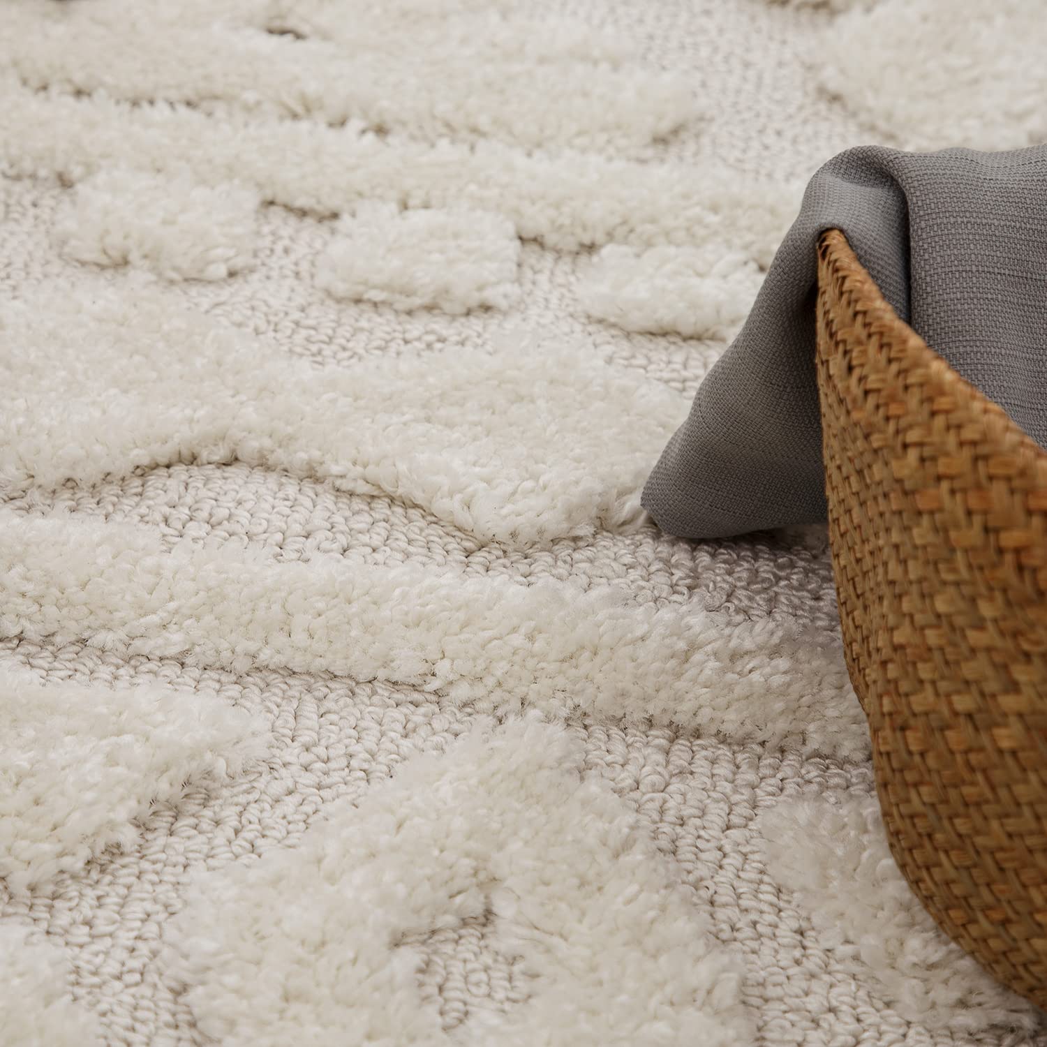paco-home-shaggy-plus-hochflor-teppich-60x100-cm-creme-6-ethno-boho image 3