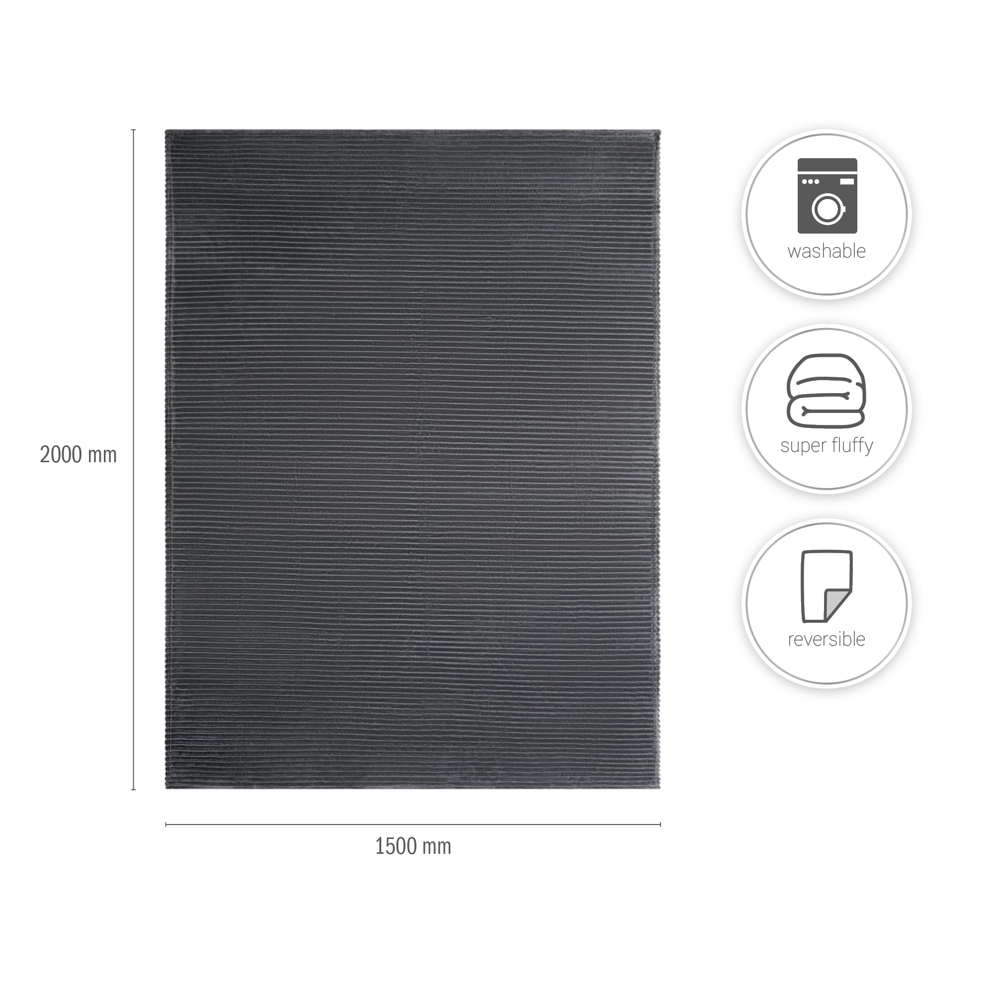 paco-home-kuscheldecke-flauschig-150x200-cm-anthrazit-weiche-wohndecke-f-r-sofa- image 5