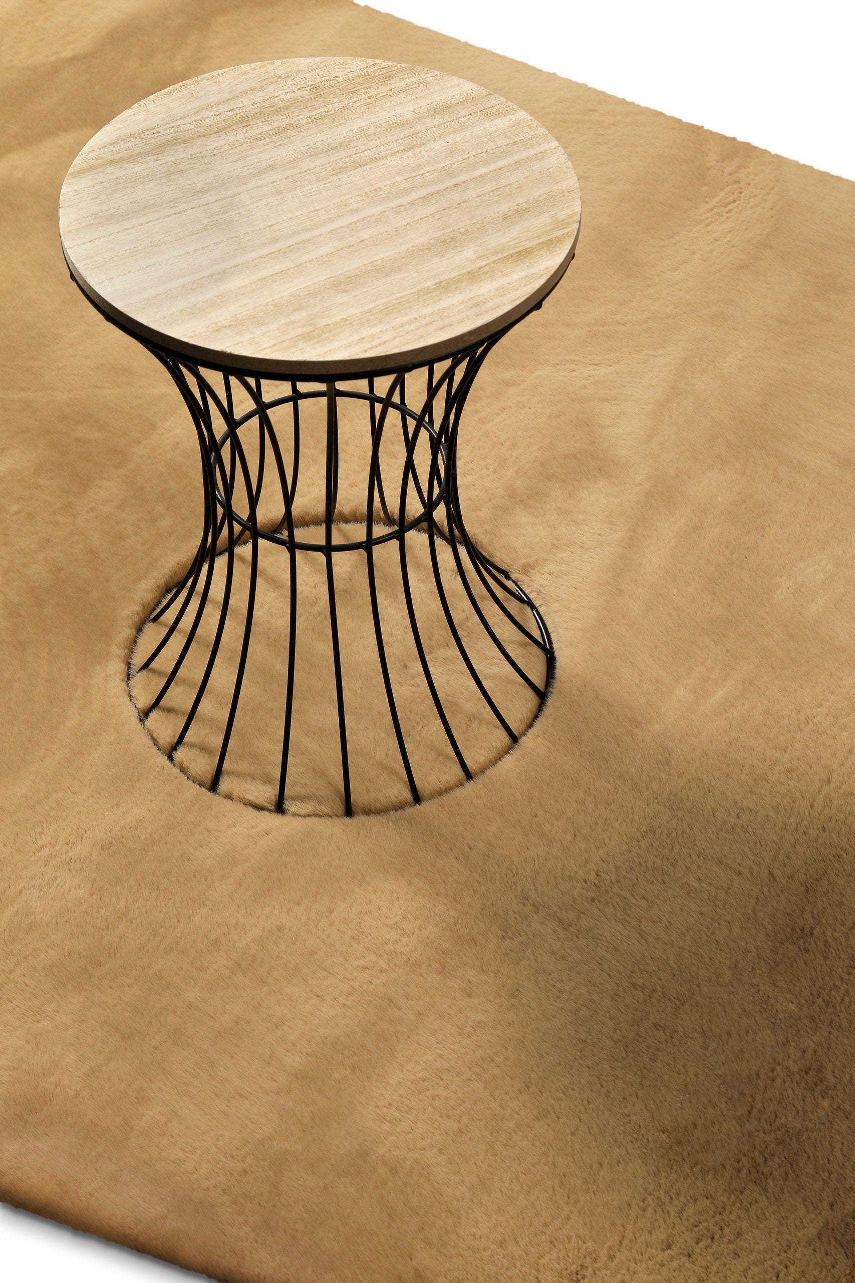 weconhome-basics-kunstfell-teppich-anna-sand-hochflor image 6